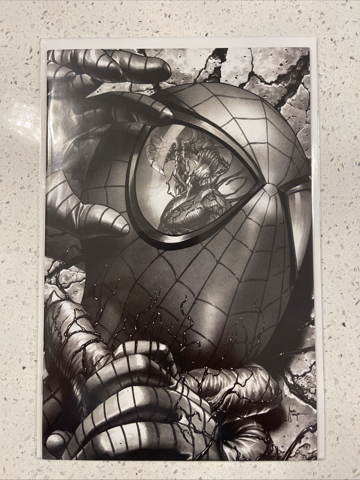 CARNAGE #1 RARE SUAYAN VIRGIN B&W SKETCH VARIANT 2022 NM