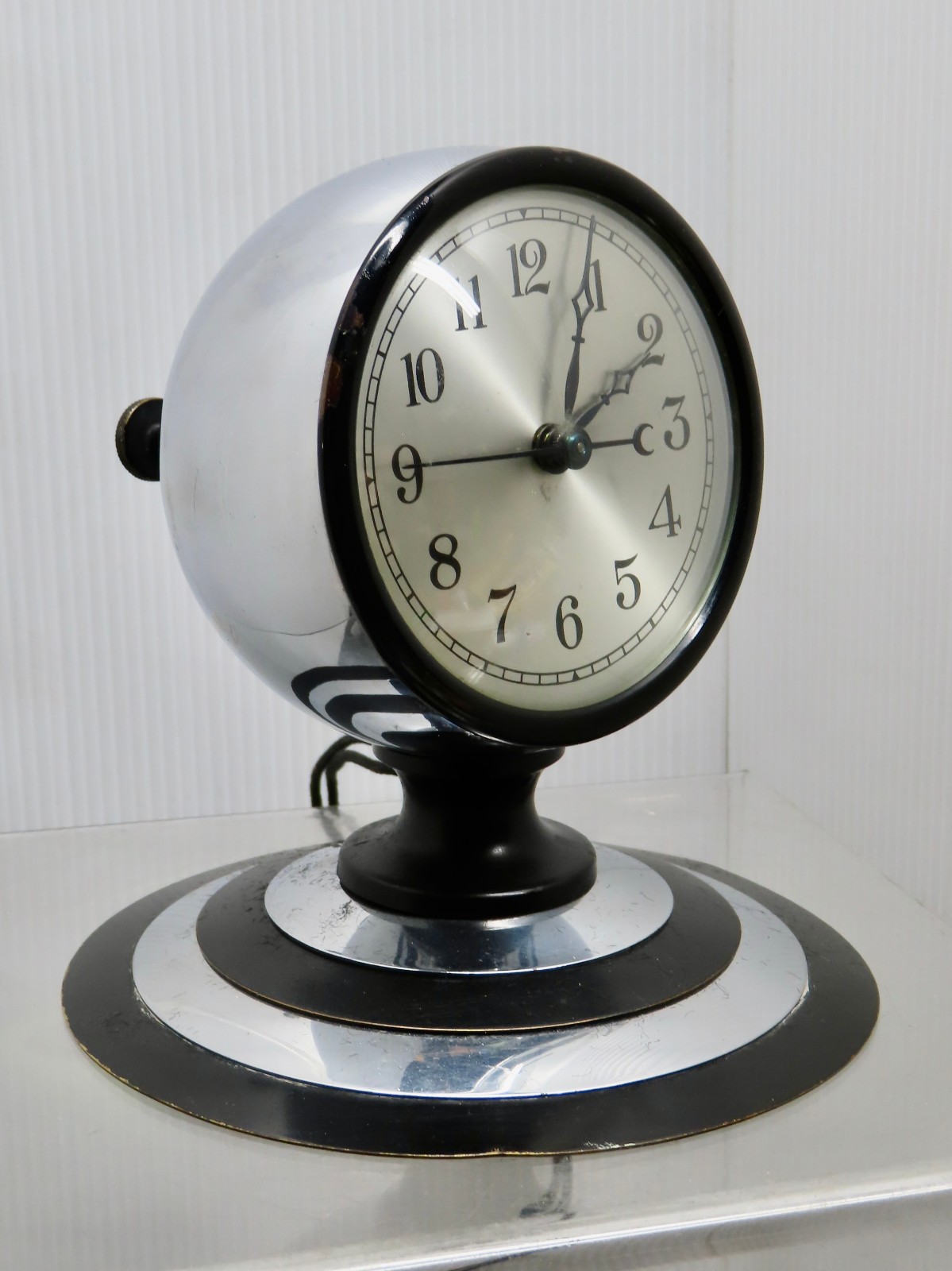RARE American Emblem Co. Motored by Hammond - Modernist Deco Clock c.1930