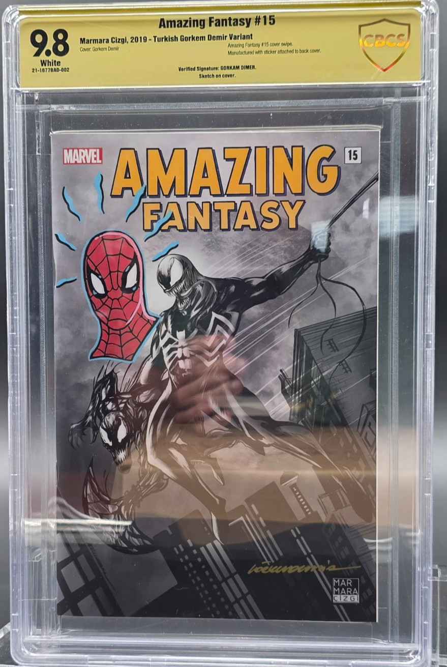 🔥CBCS 9.8🔥COLOR SKETCH & SIGNATURE🔥AMAZING FANTASY 15 TURKISH Görkem Demir🔥