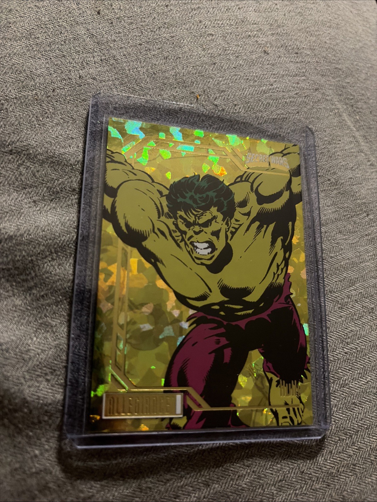 Secret Wars Allegiance 1984 Hulk #10/149 In Mint Condition Super Rare