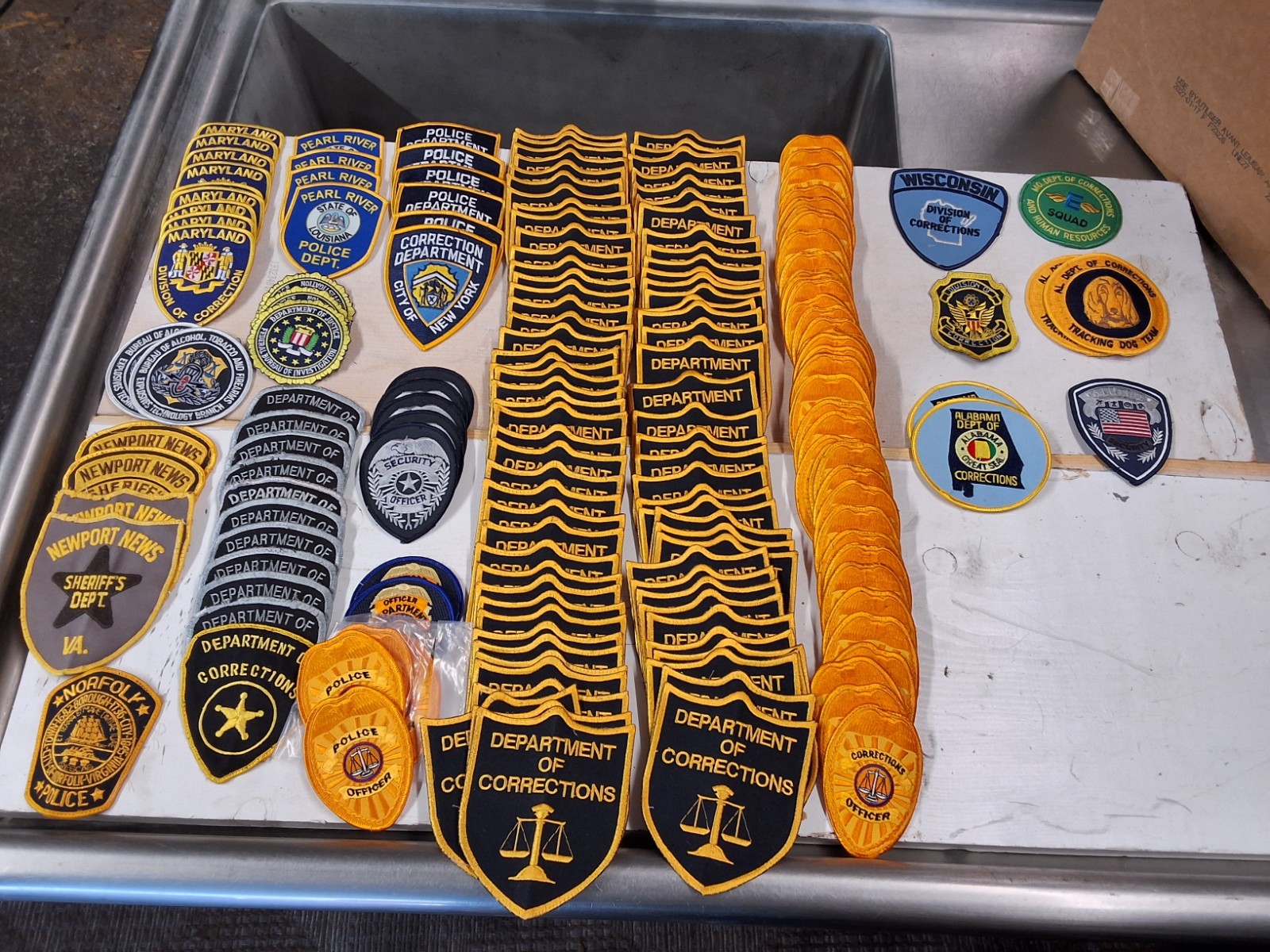 department of correction patches 