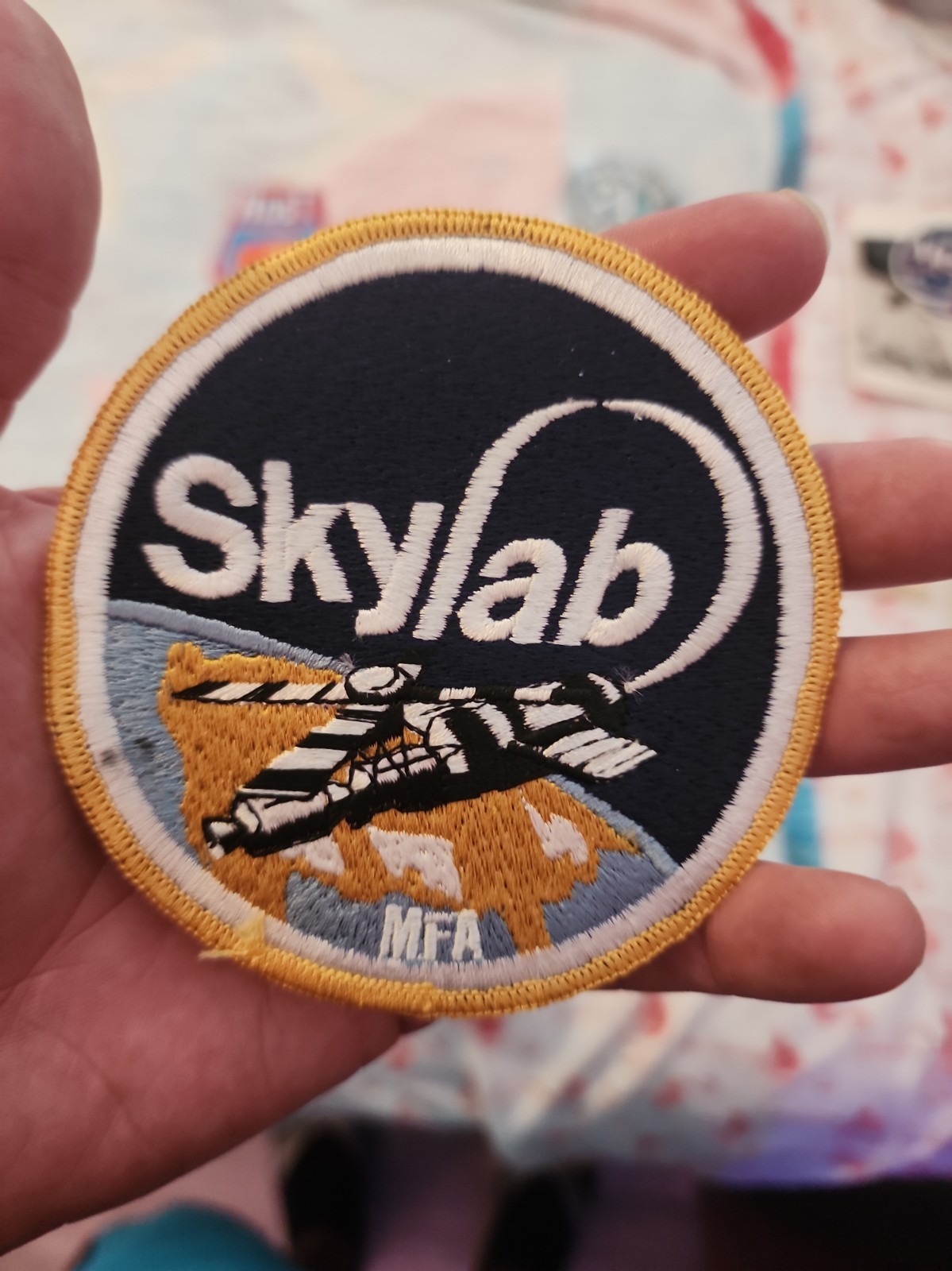 Official NASA Skylab Manned Flight Awareness Patch Rare