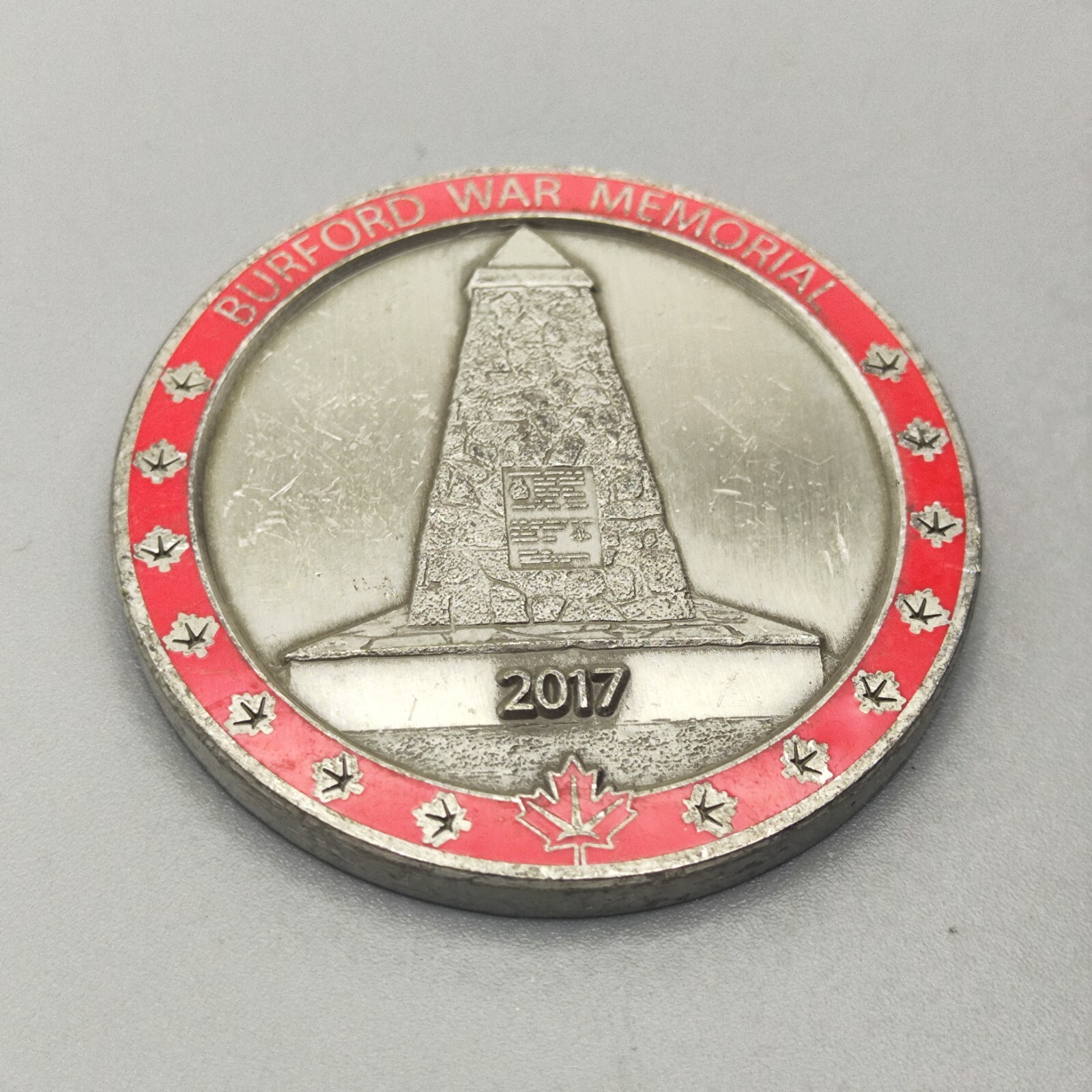 Canada Burford War Memorial 2017 We Will Remember Them Challenge Coin