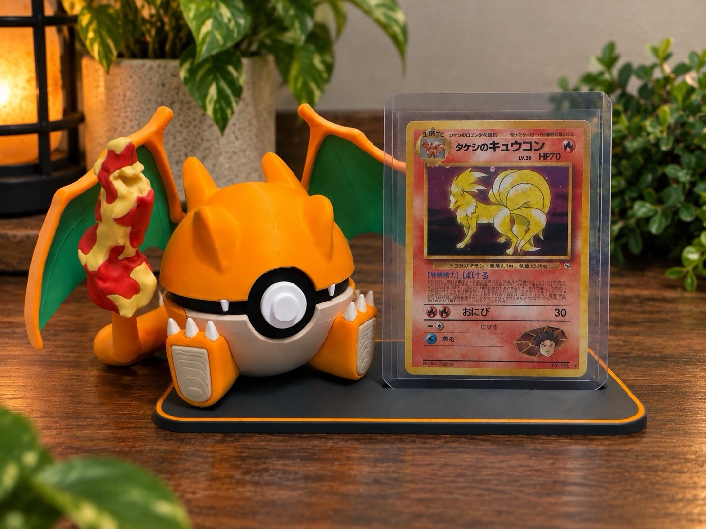 Brock’s Ninetales #038 Japanese Holo 1st Ed Leaders’ Stadium 1998 Pokémon LP