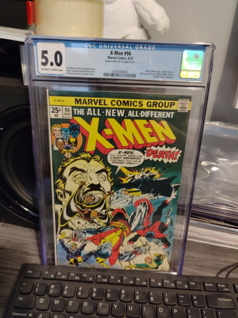The ALL-NEW, ALL-DIFFERENT X-Men #94 CGC 5.0 Len Wein & Chris Claremont