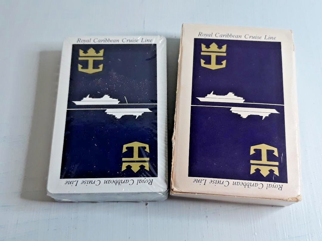 Vtg Royal Caribbean Cruise Line Souvenir Sealed Deck Playing Cards New