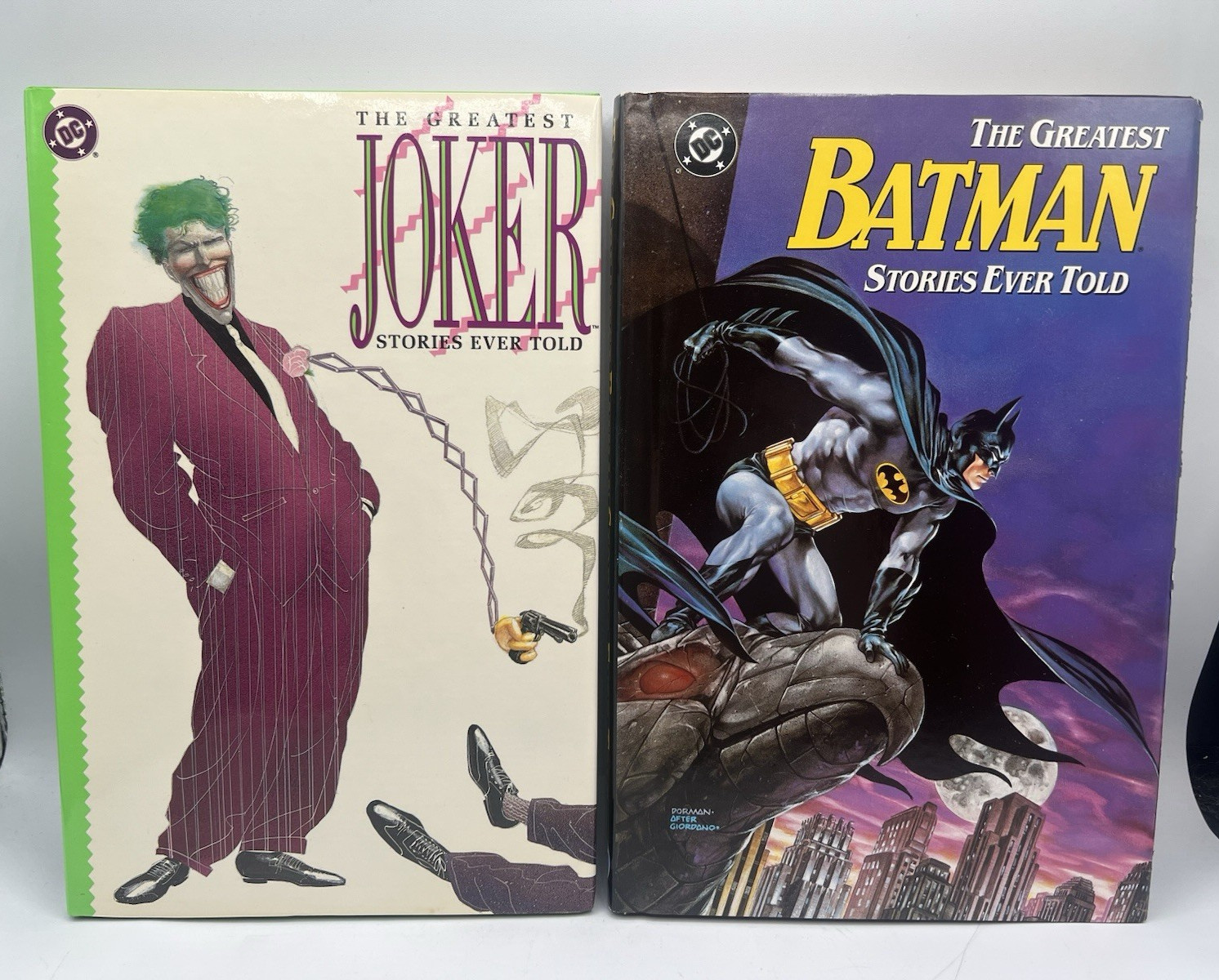 The Greatest Joker and Batman Stories Ever Told DC Comics Hardcovers First Print