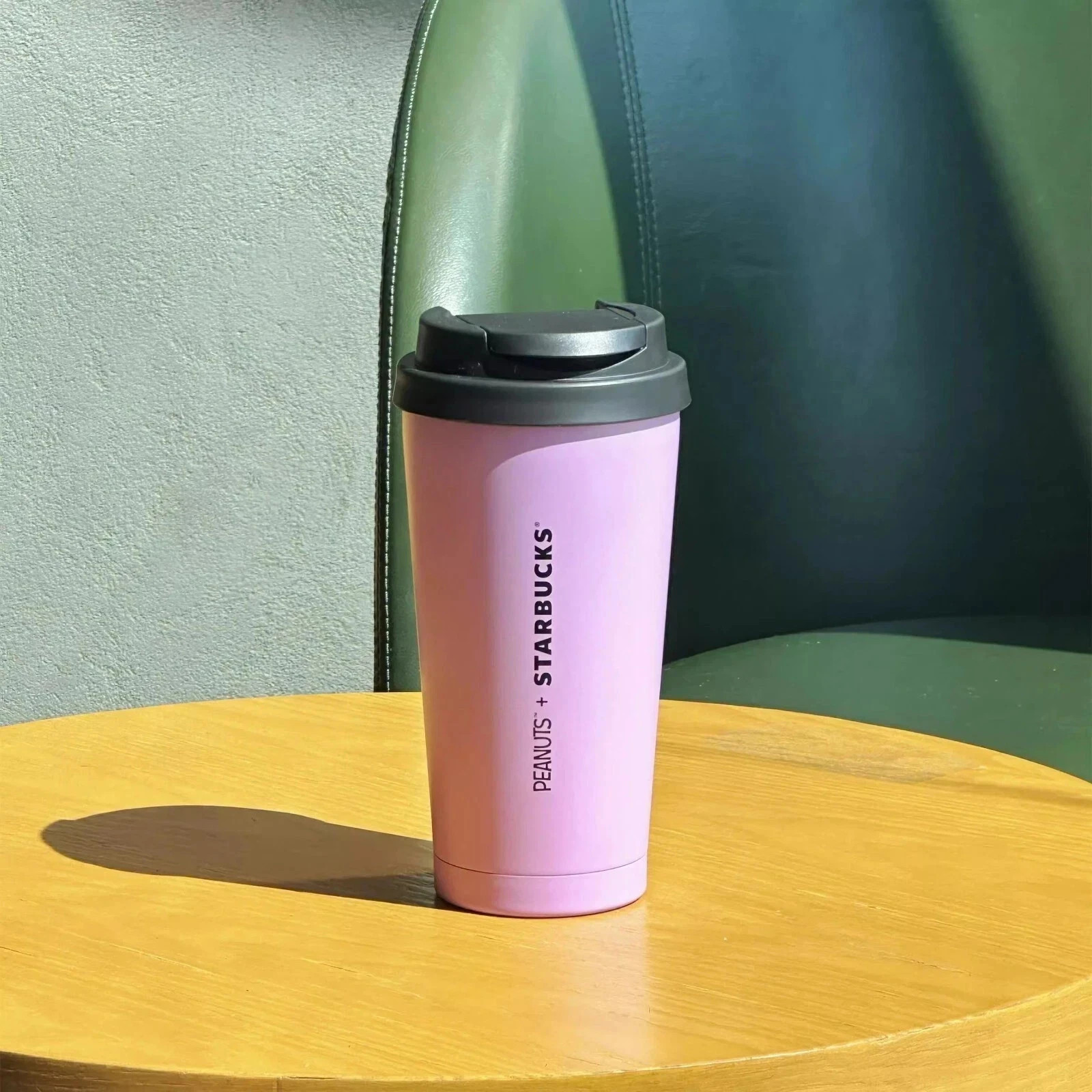 New 2025 China Starbucks Snoopy Purple 16oz SS Desk Cup