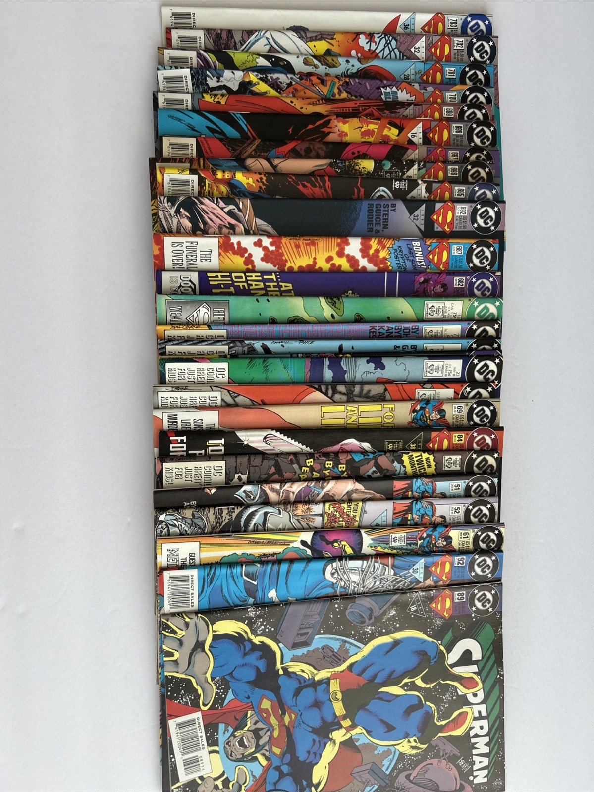 DC Copper Age Superman Comics Lot 