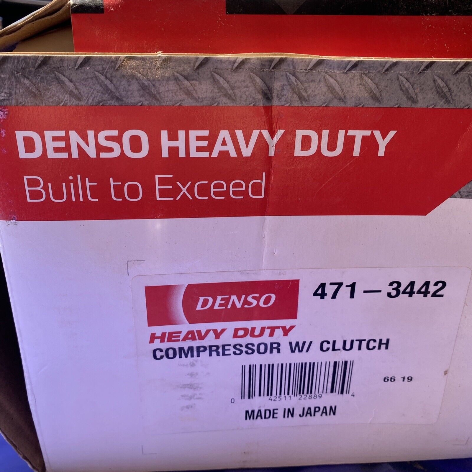 DENSO AC Compressor 471-3442, Denso Part Number 471-3442 AC Compressor W/ CLUTCH