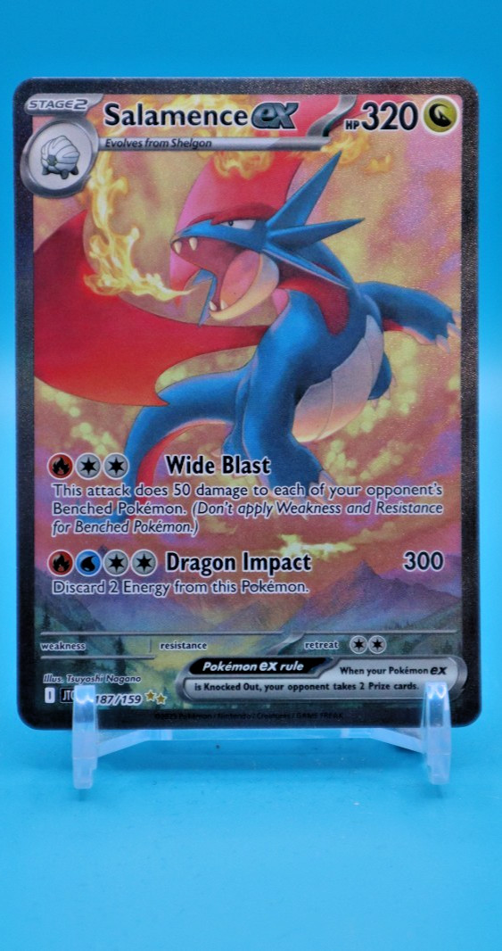 Salamence ex 187/159 Special Illustration Rare Journey Together Pokemon Holo NM