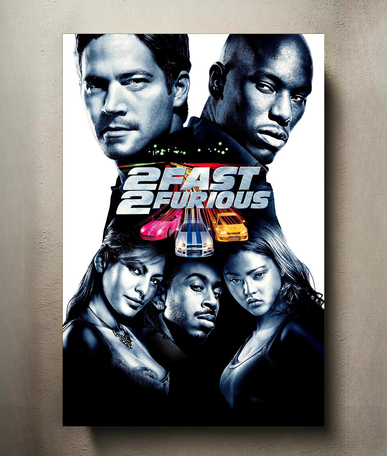 2 Fast 2 Furious 8x12 Metal Movie Poster Sign