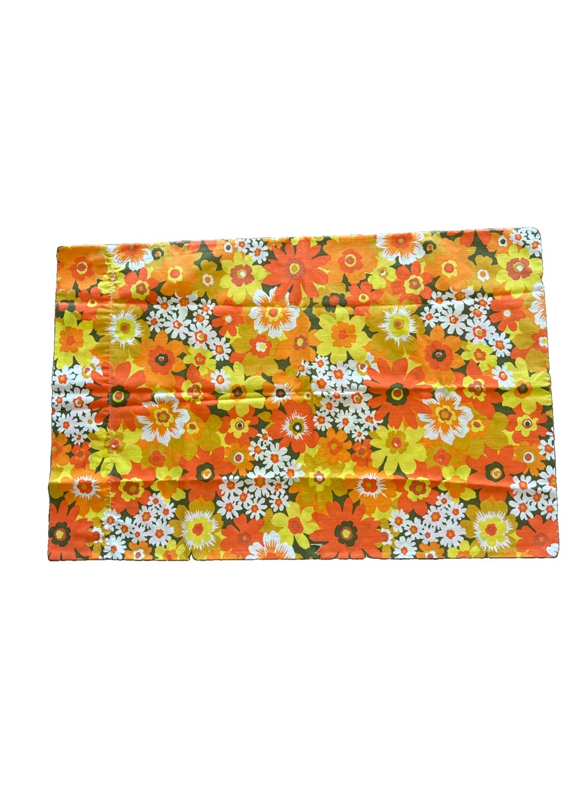 Vintage Mid Wondercale By Springmaid Flower Power Double Sheet Set 