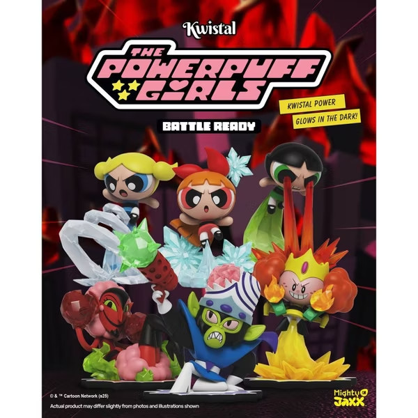 Mighty Jaxx Kwistal: The Powerpuff Girls Battle Ready Series blind box