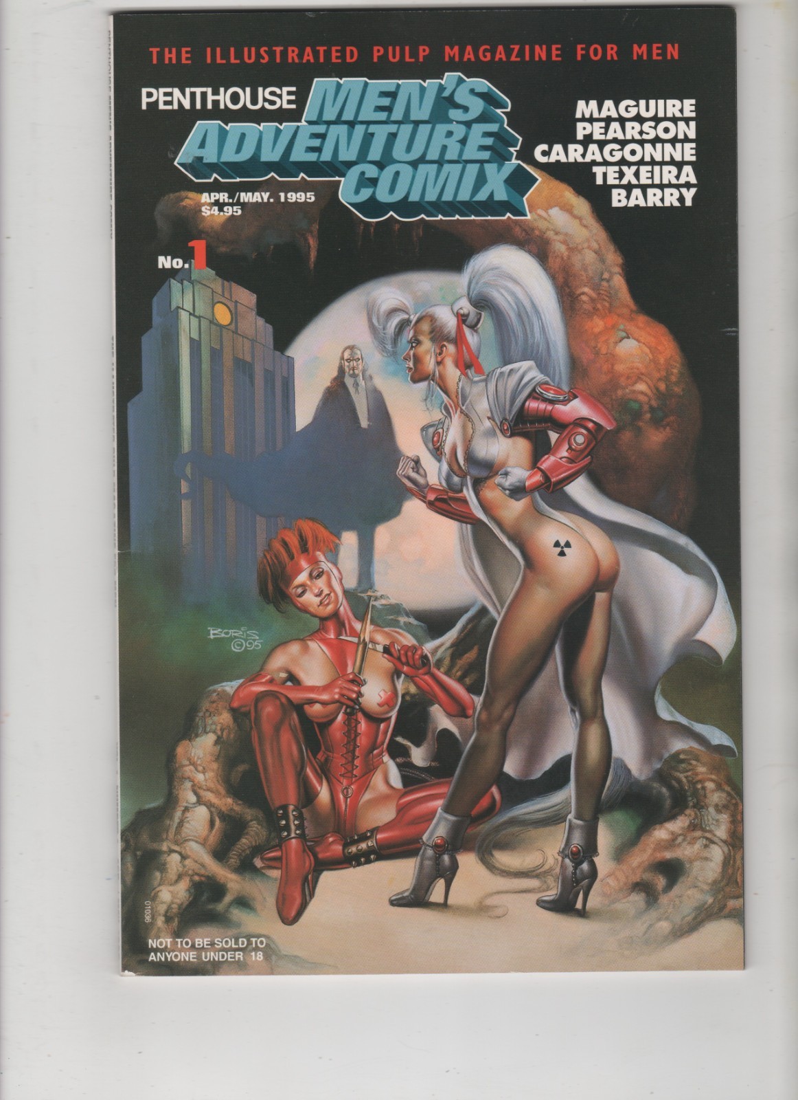 Penthouse Men's Adventure Comix #1, Boris Vallejo Cover, VF/NM 9.0, 1st Pr, 1995