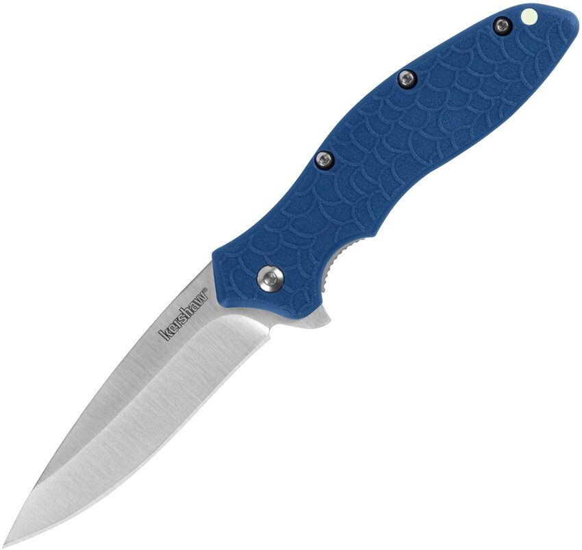 KERSHAW - Blue OSO SWEET Spring Assisted SPEEDSAFE opening Flipper Knife 1830BLU