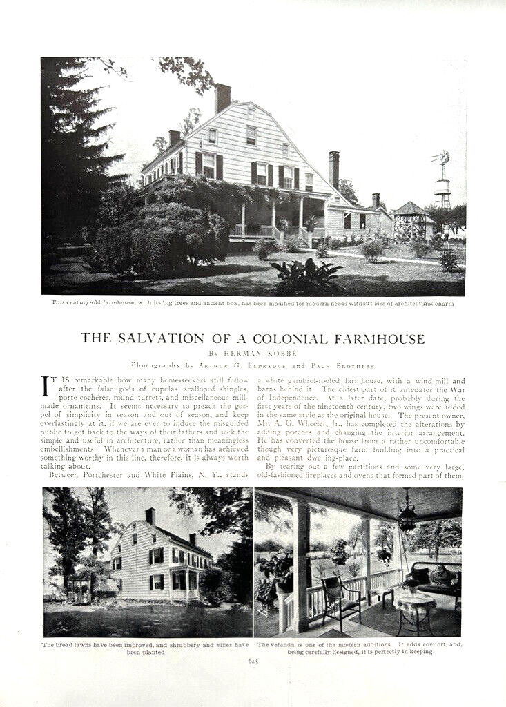 A.G. Wheeler Jr. Home 1910, Portchester, White Plains, NY