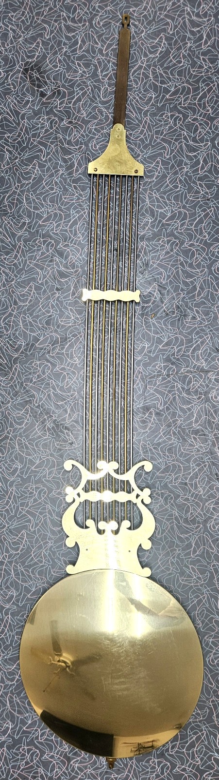 Howard Miller Grandfather Clock Pendulum Lyre Model 610-160 Good Shape 37