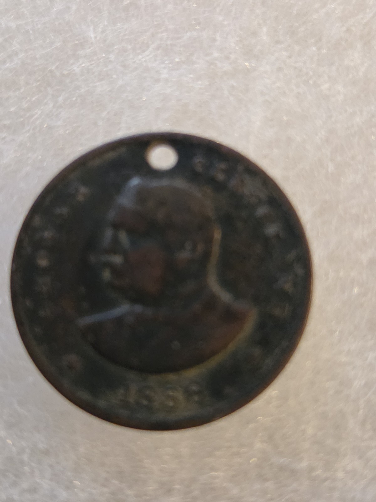 1888 Grover Cleveland Campaign Medal Original Collectible