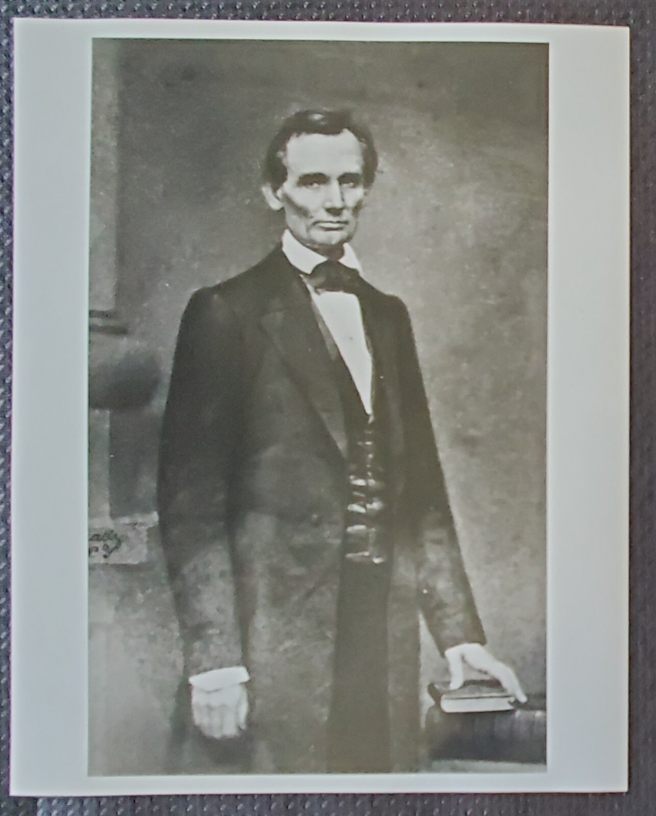 Abraham Lincoln US President Off 1850s Negative CDV 8x10 Photograph