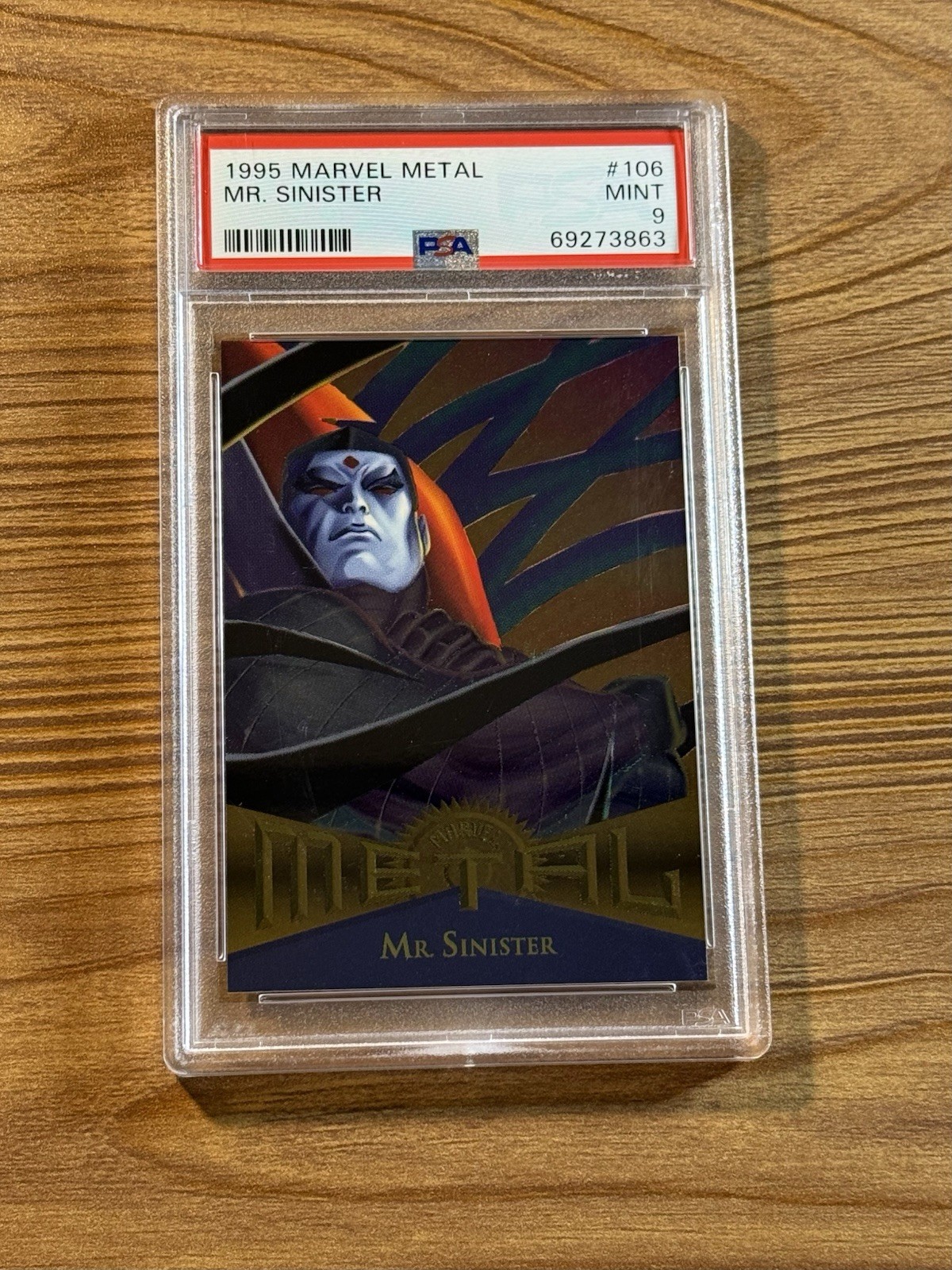 1995 Marvel Metal Mister Mr Sinister PSA 9