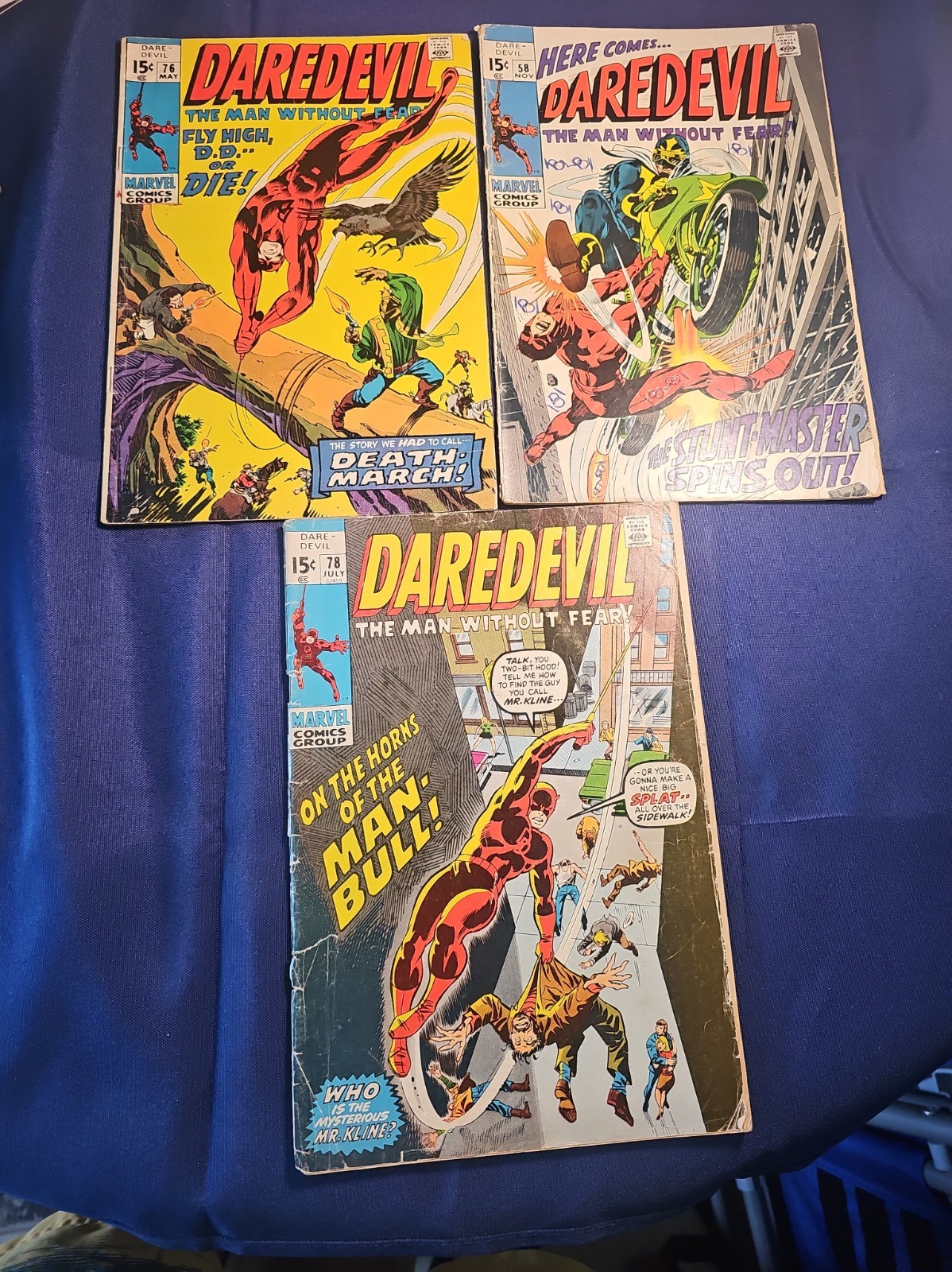 Daredevil Issues 58,76 78