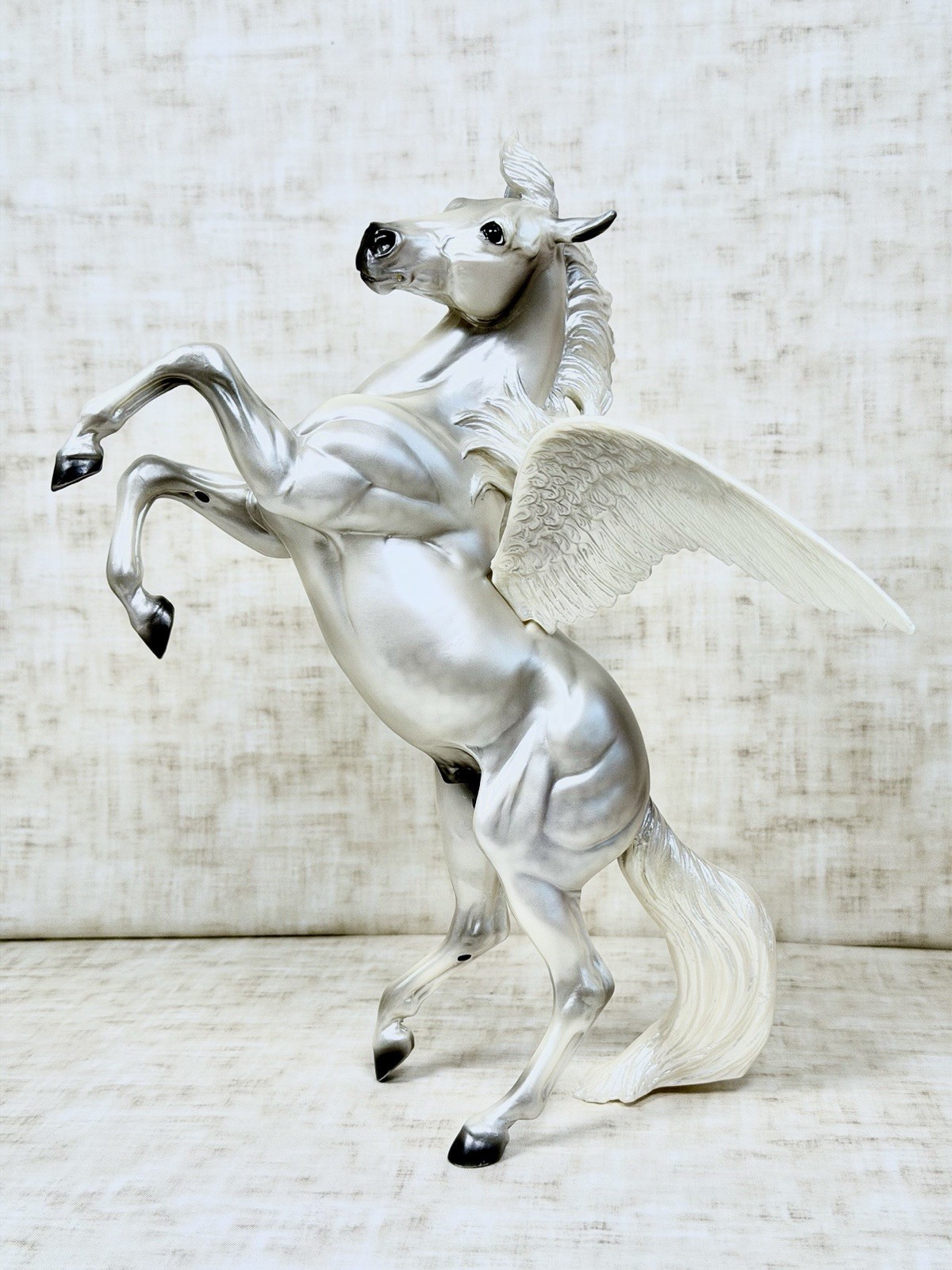 BreyerHorse  Mythical Pegasus Treasure Hunt Prize Model #1304 Silver Mold