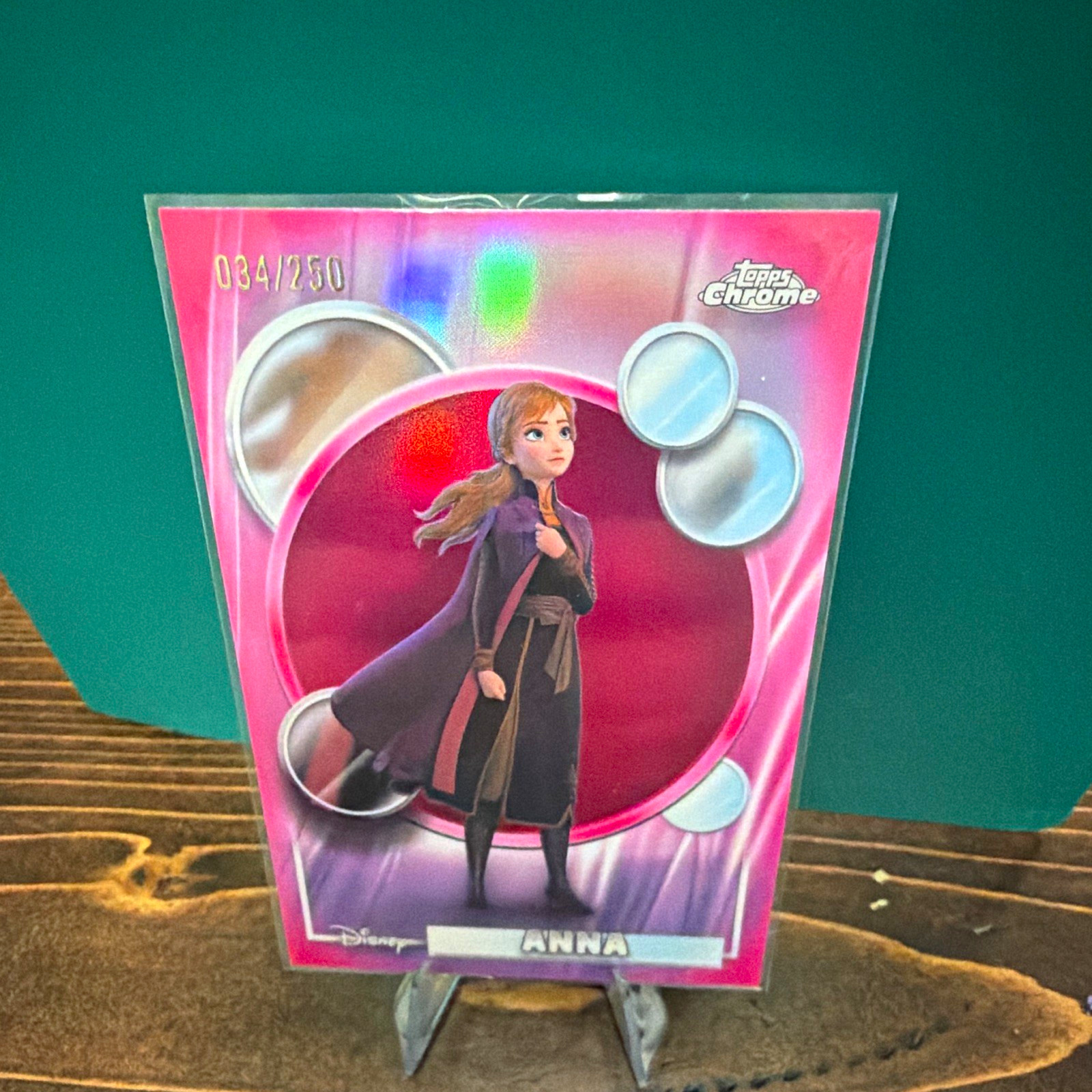 Topps Disney Chrome 2026 Frozen 2 Anna #169 Serial Numbered /250 Card