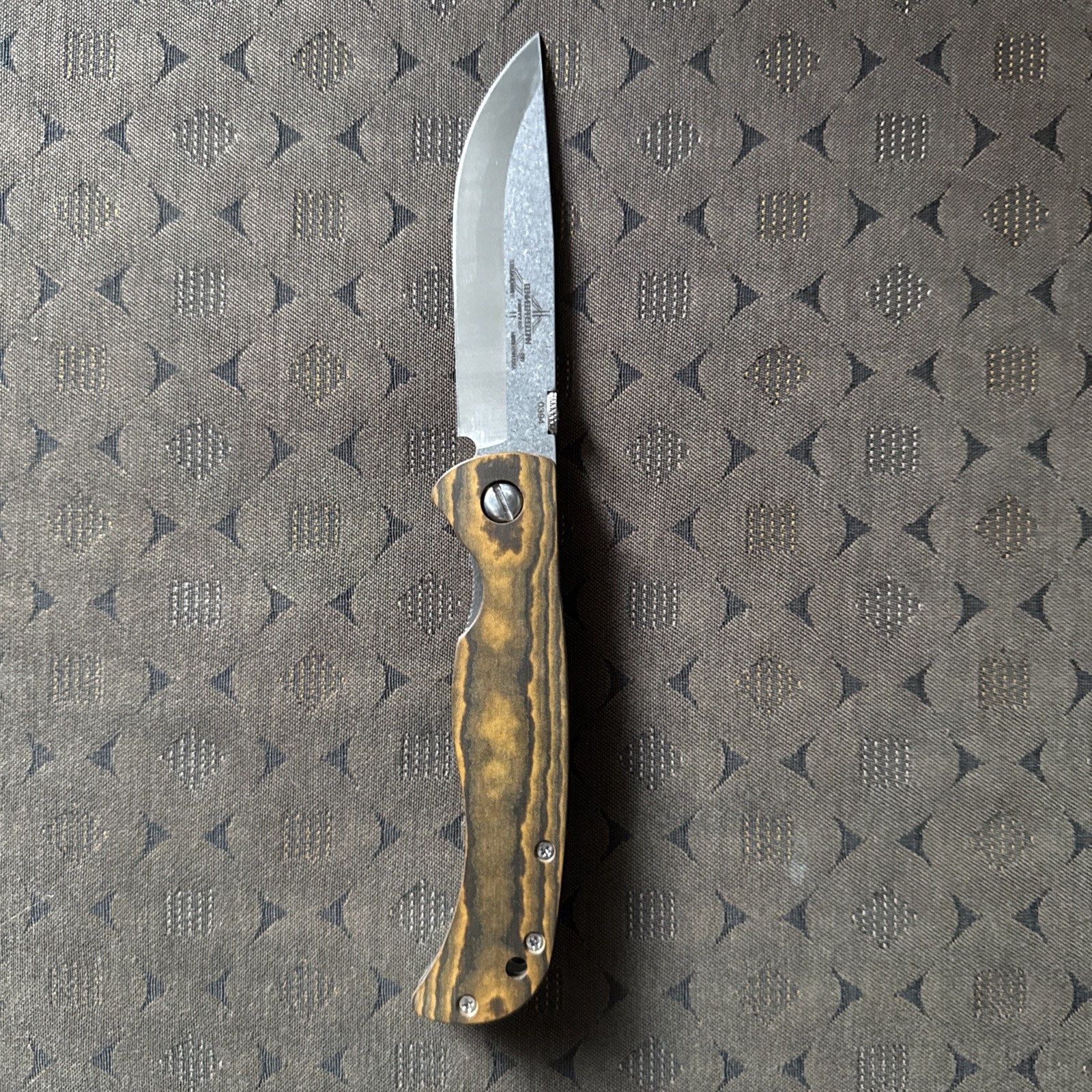 Emerson Knives Folding Steak Knife. Area 51 Blurry Logo. BNIB.