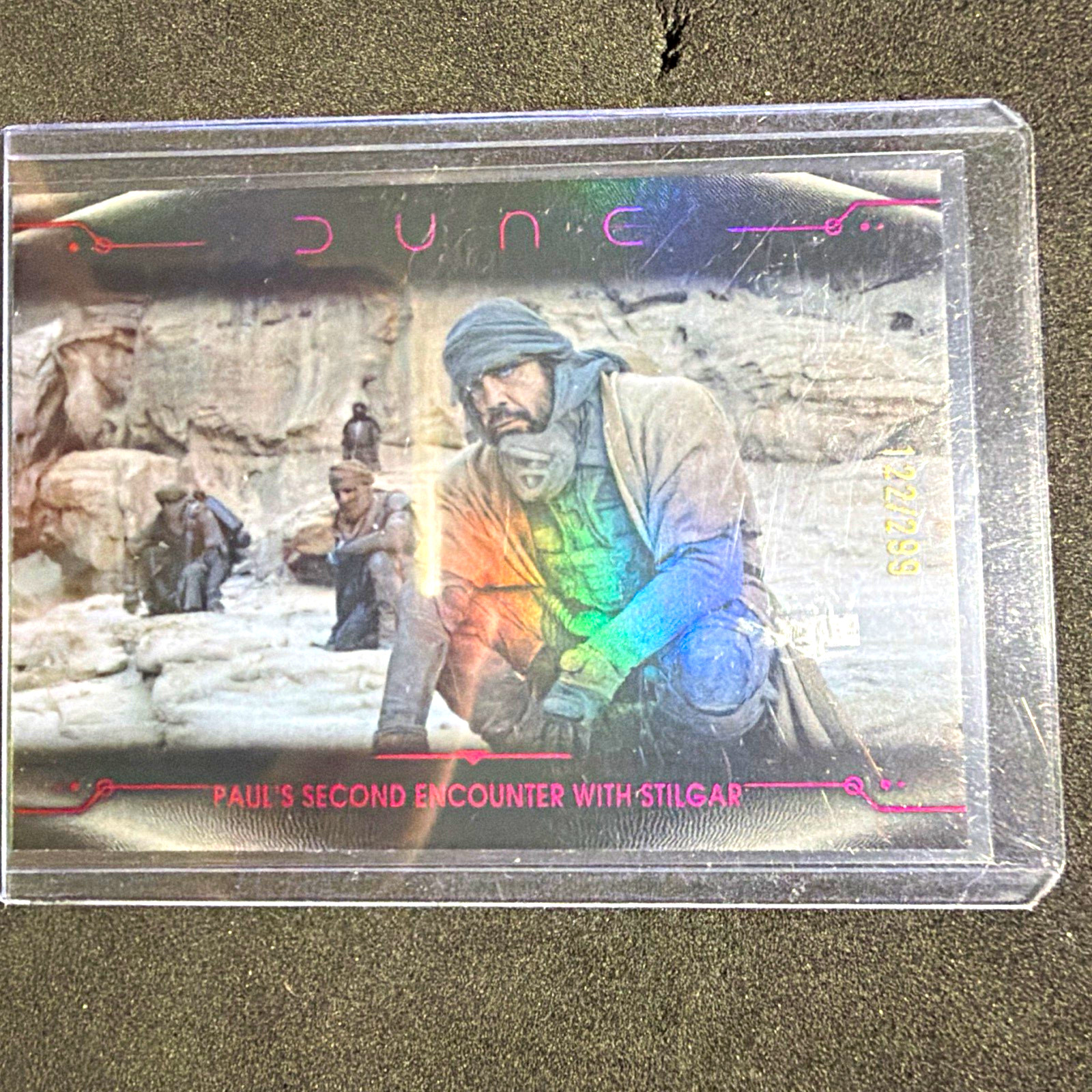 Topps 2024 Topps Chrome Legacy Dune #83 Paul’s Second Encounter Stilgar 122/299