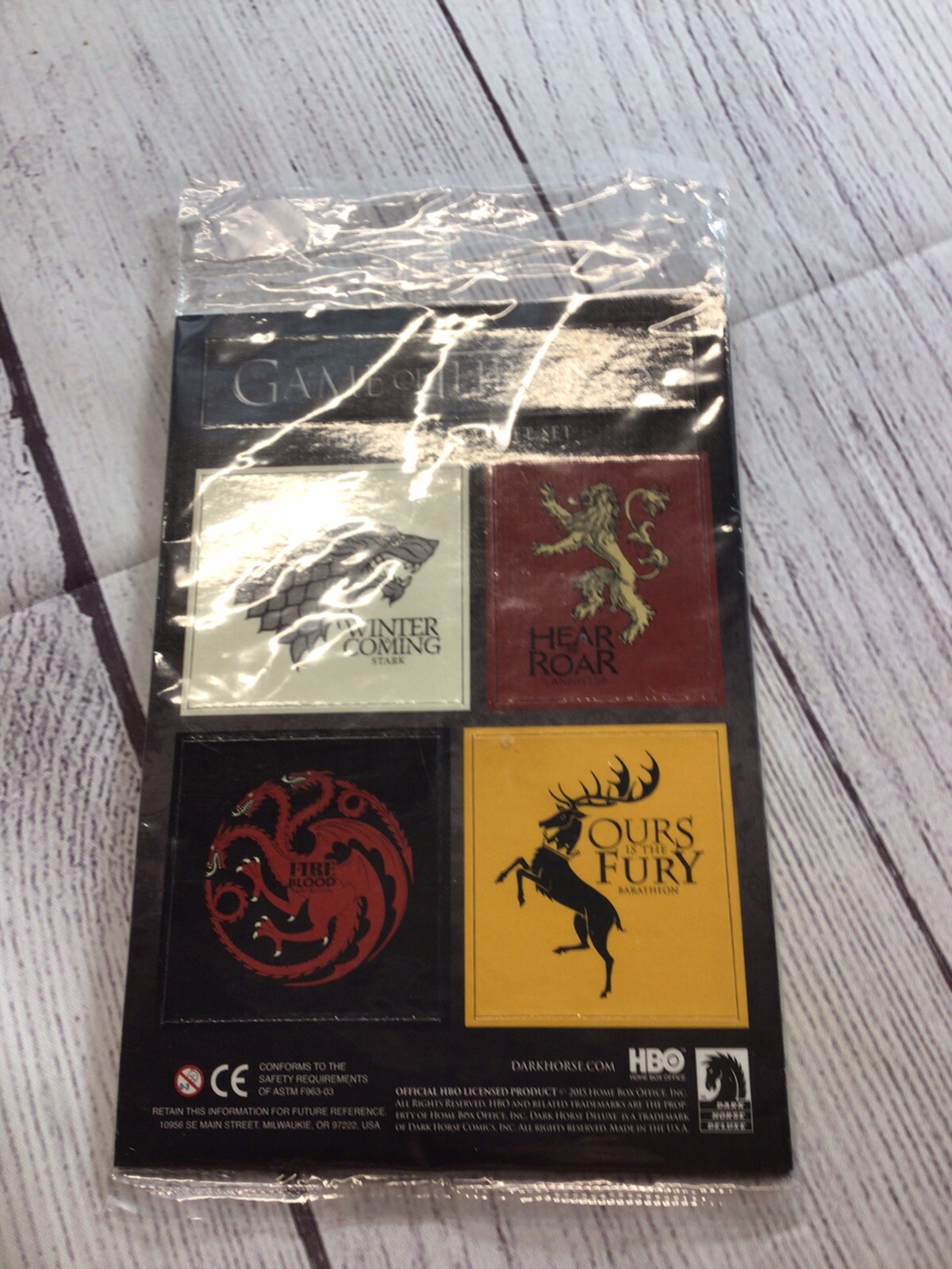Collectable Magnet Set GAME OF THRONES House Sigils ~ Official HBO Product NEW