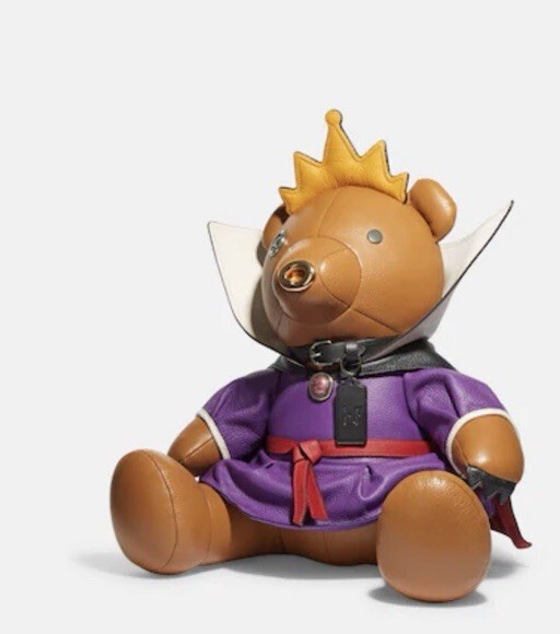 Coach x Disney Villains Evil Queen Collectible Bear Plush New