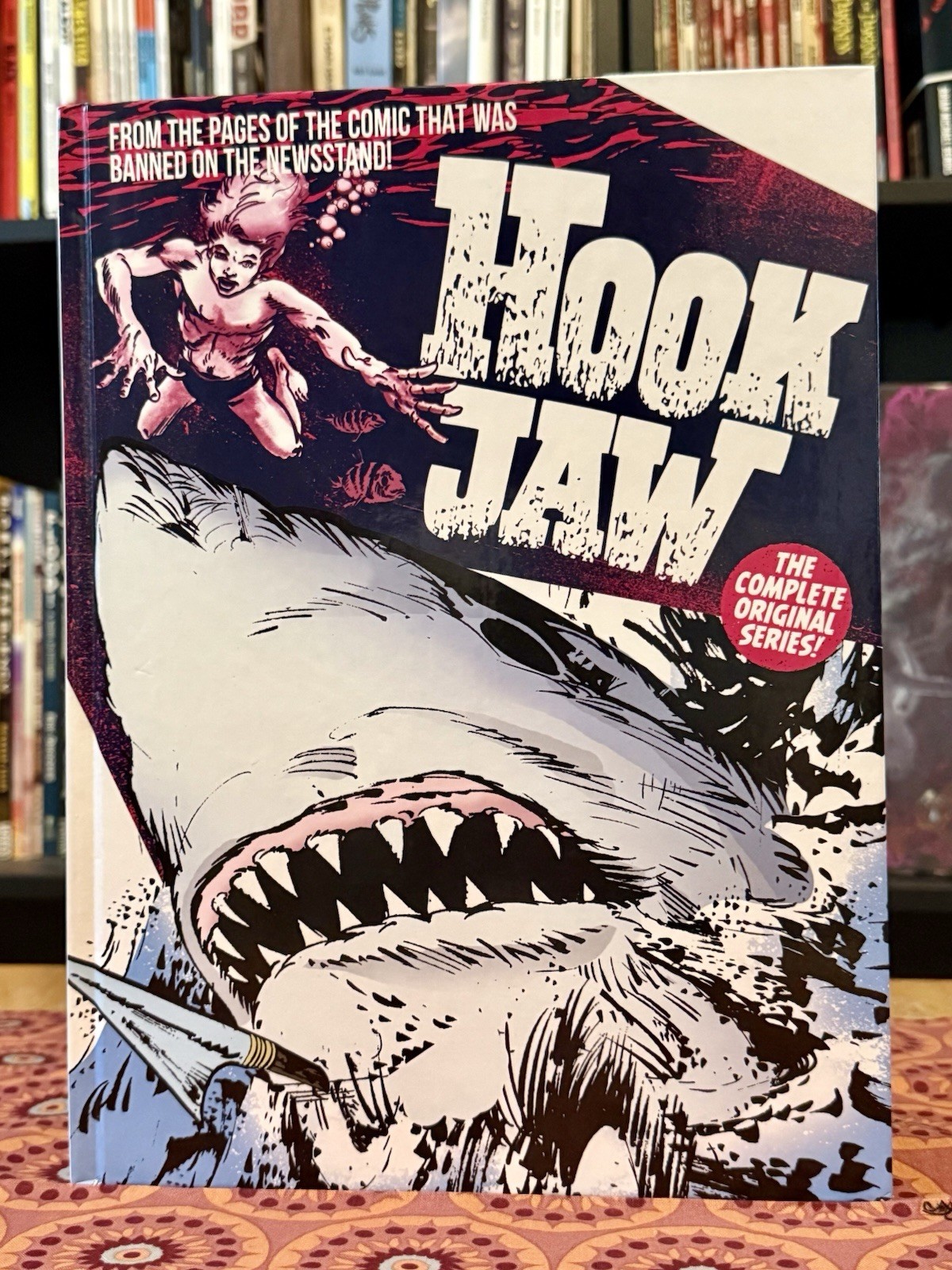 Very Rare HOOK JAW Banned Complete Original Series 1977 HC Pat Mills Titan