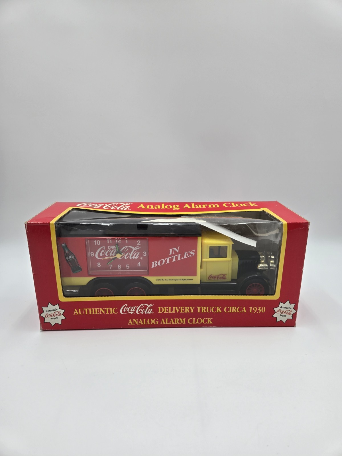 1996 Coca-Cola 1930 Delivery Truck Analog Alarm Clock Advance NIB Vintage (A3)