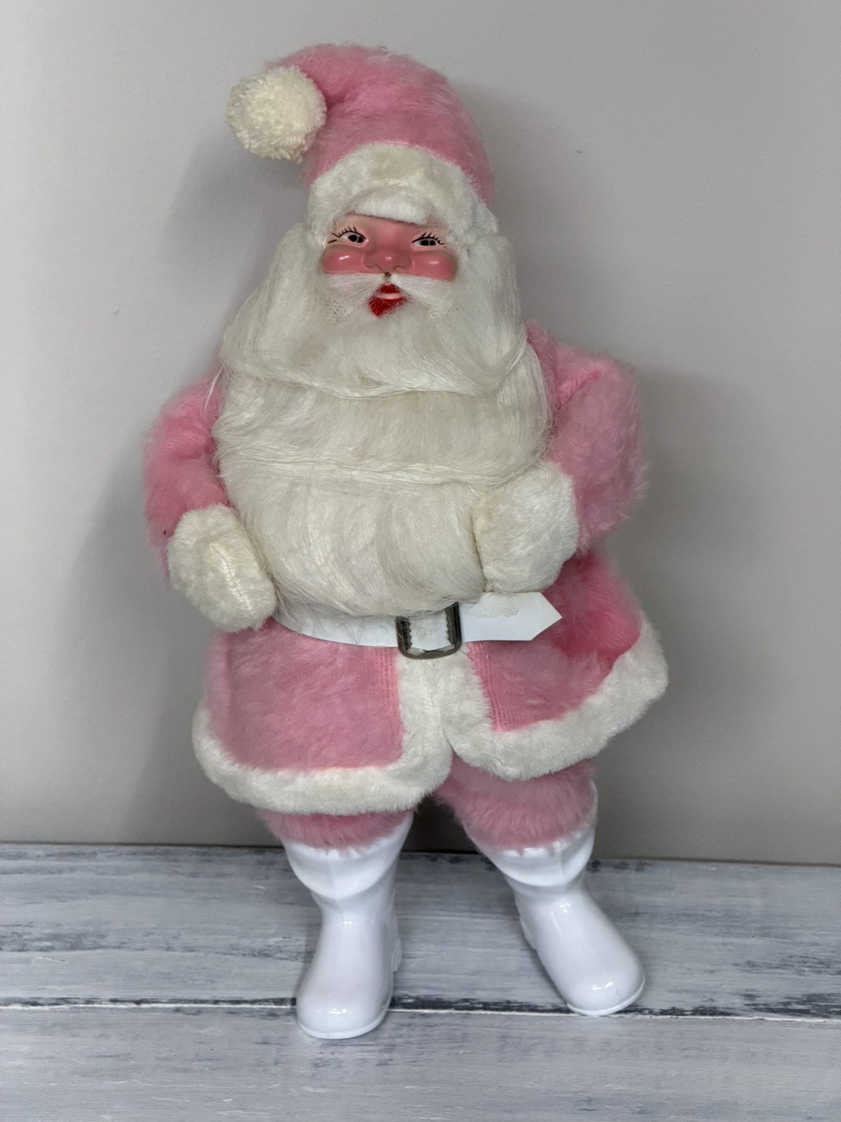 Vtg Harold Gale Pink Santa Claus 14\