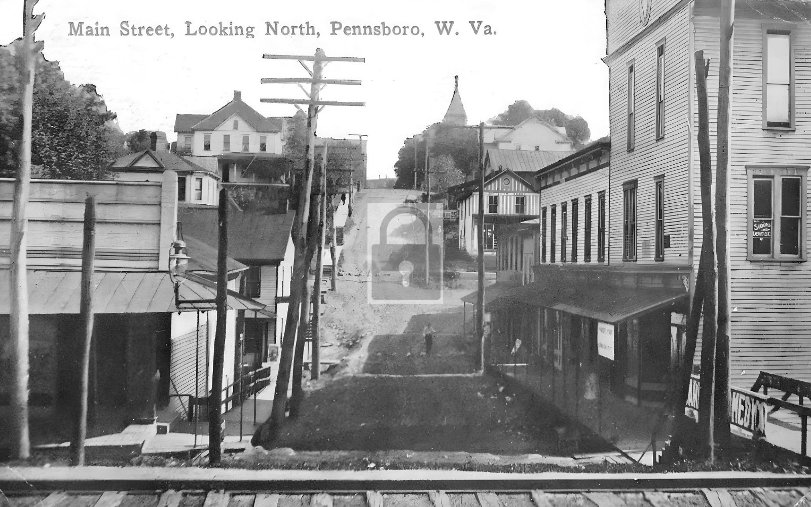 Main Street View Pennsboro West Virginia WV - 11x17 Reprint