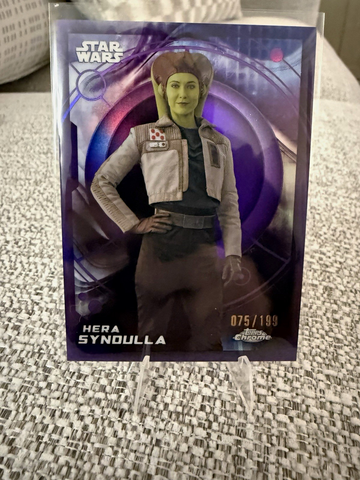 Topps 2024 Topps Chrome Star Wars Ahsoka Hera Syndulla #40 075/199