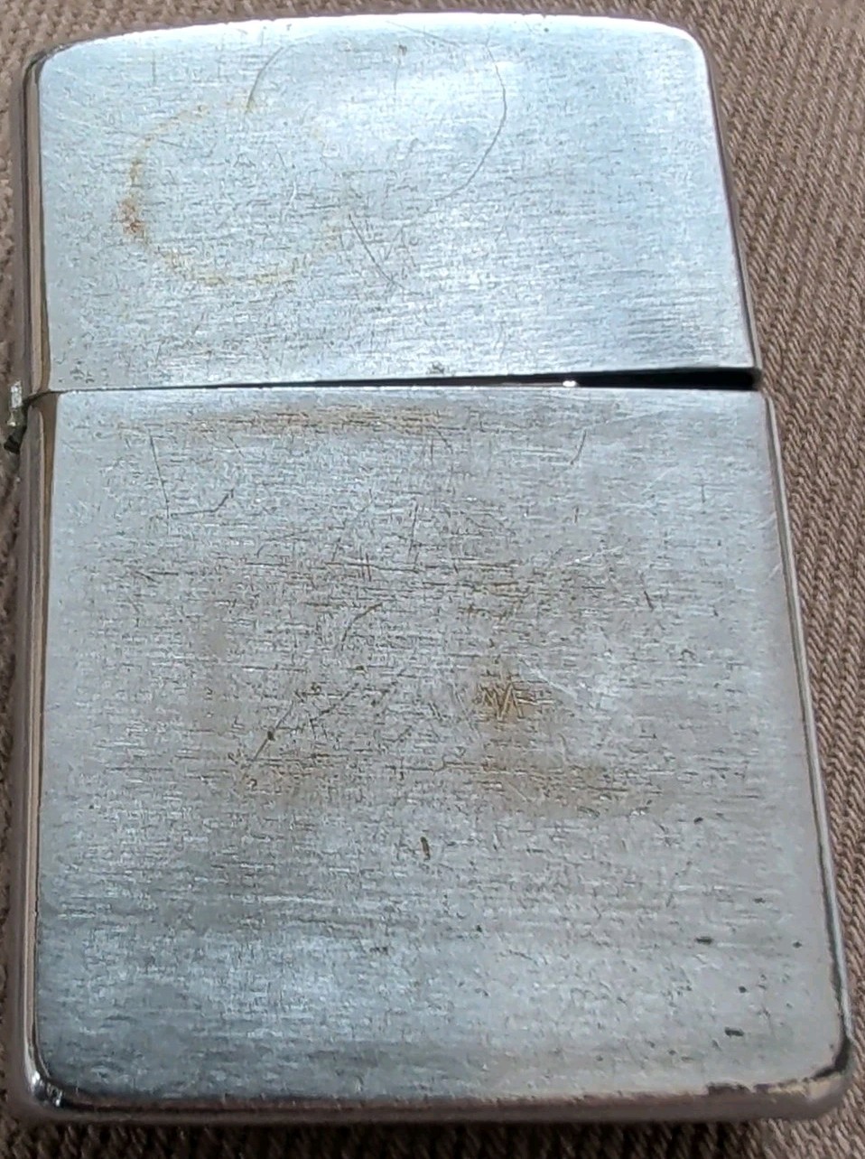 1962 Classic Vintage Zippo Lighter - Brushed Chrome Finish For Restoration 