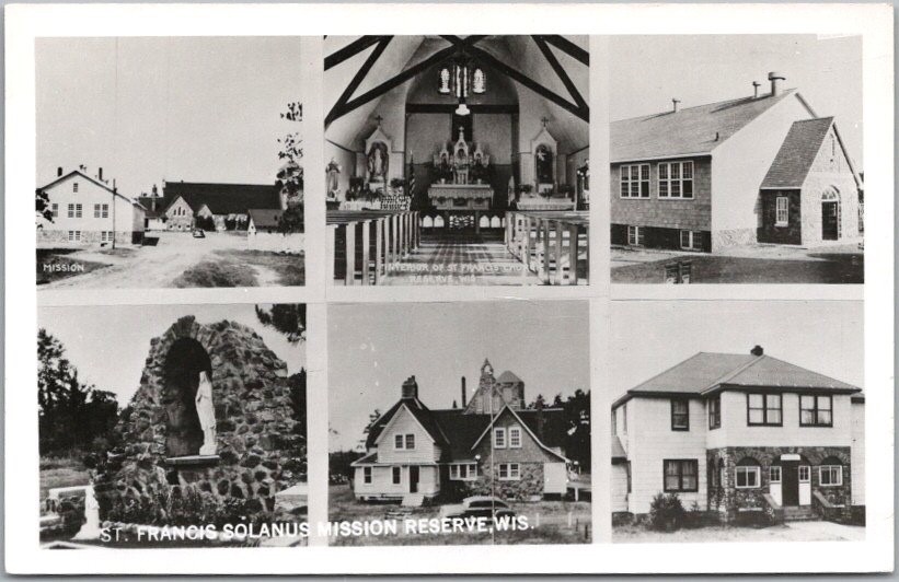 c1950s RESERVE, Wisconsin Photo RPPC Postcard \