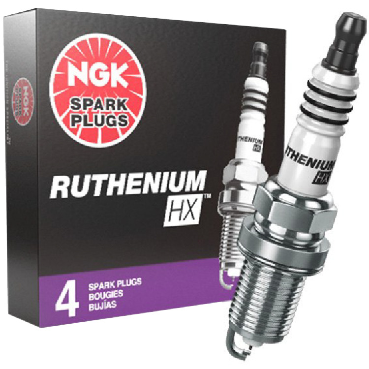 6 x NGK Ruthenium HX FR5AHX Performance Upgrade for OEM Spark Plugs Iridium+
