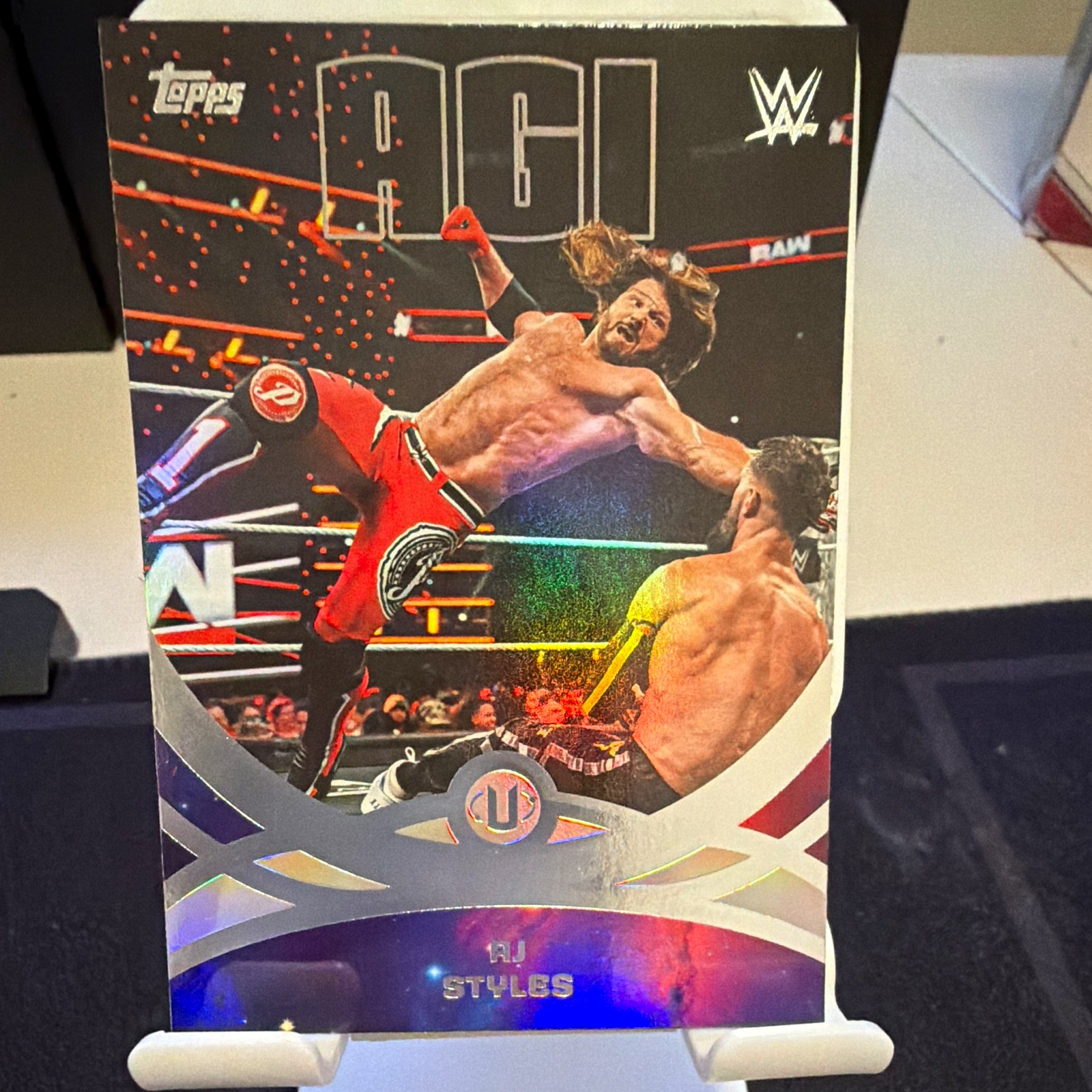 Topps 2016 WWE NXT Peak Performance Insert AJ Styles Trading Card #271