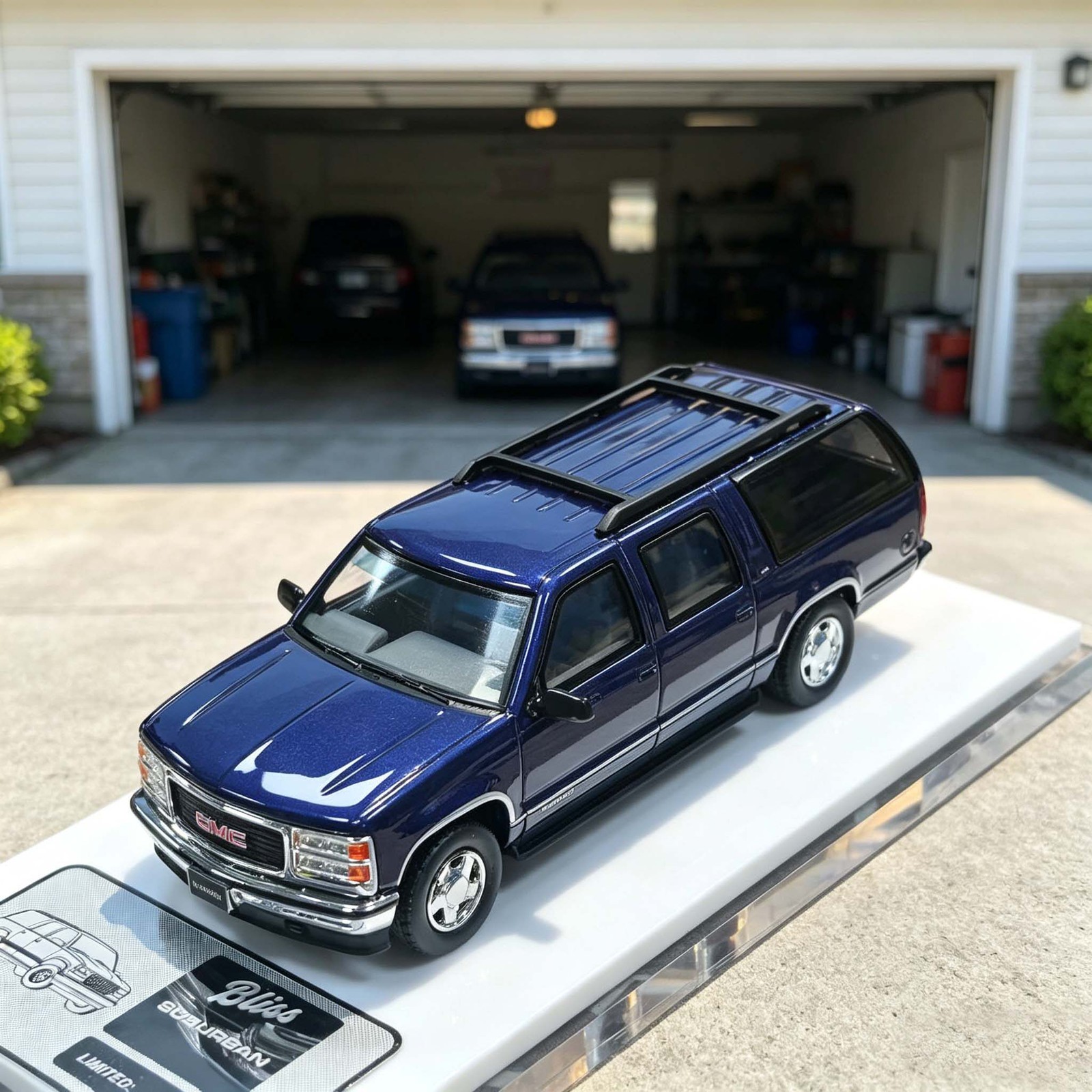 1:64 GMT400 Blue HEC Beijing Edition Diecast Alloy Car Model Collectible Gift