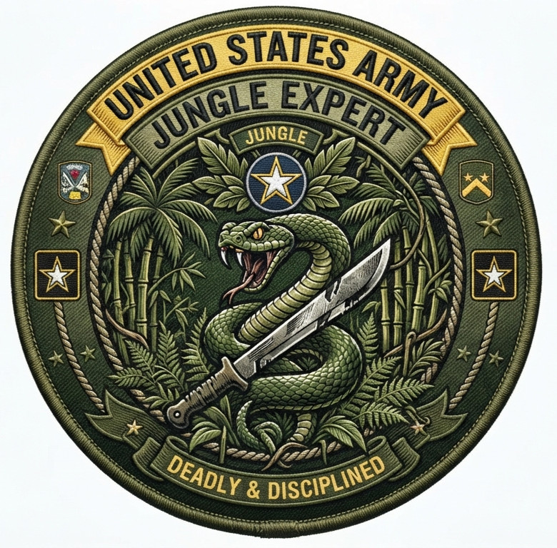 Jungle Expert United States Army Decal US Military Gift 4\