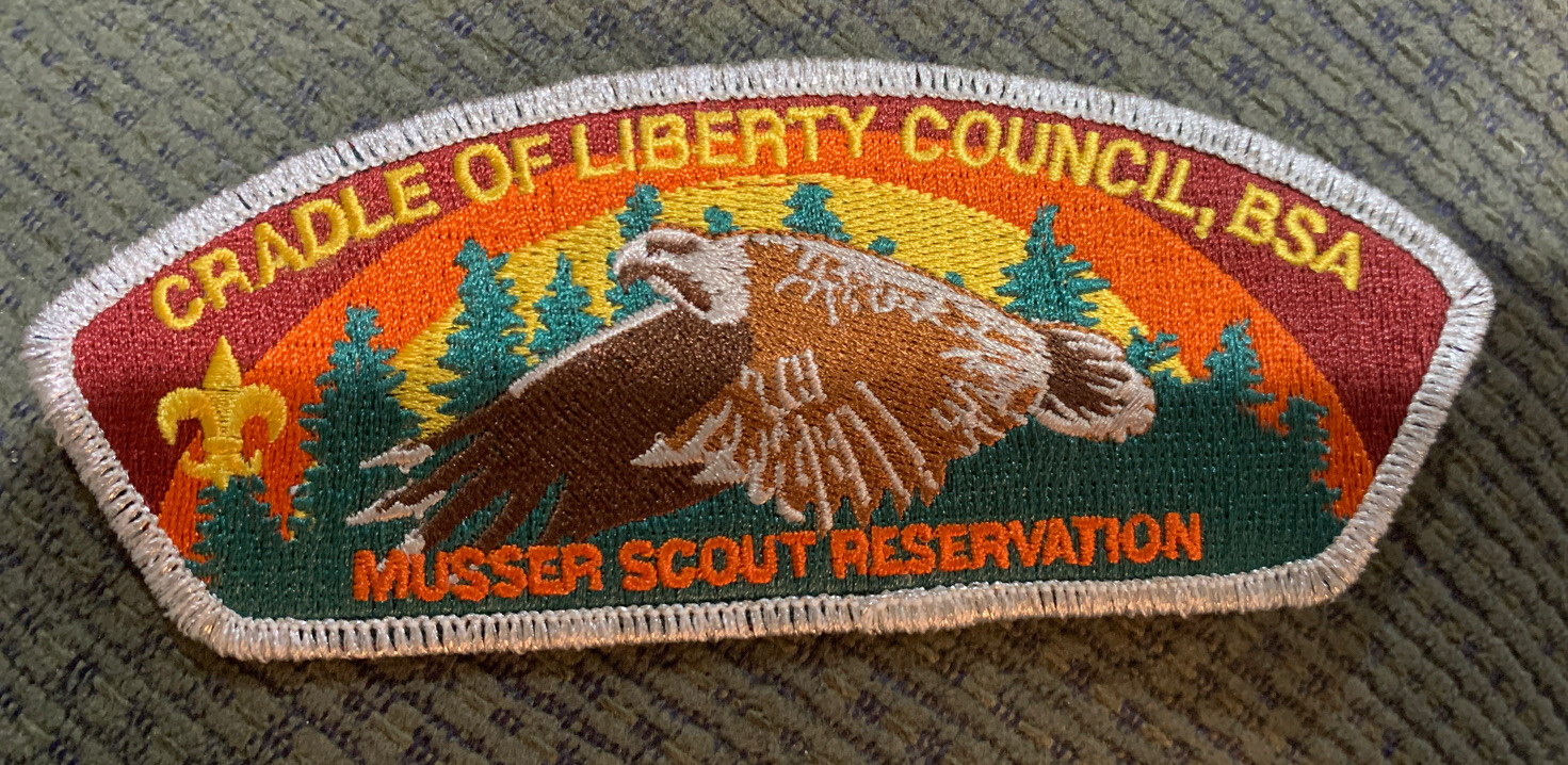 MINT CSP Cradle of Liberty Council Musser Scout Reservation SMY SA-39 $15 Value