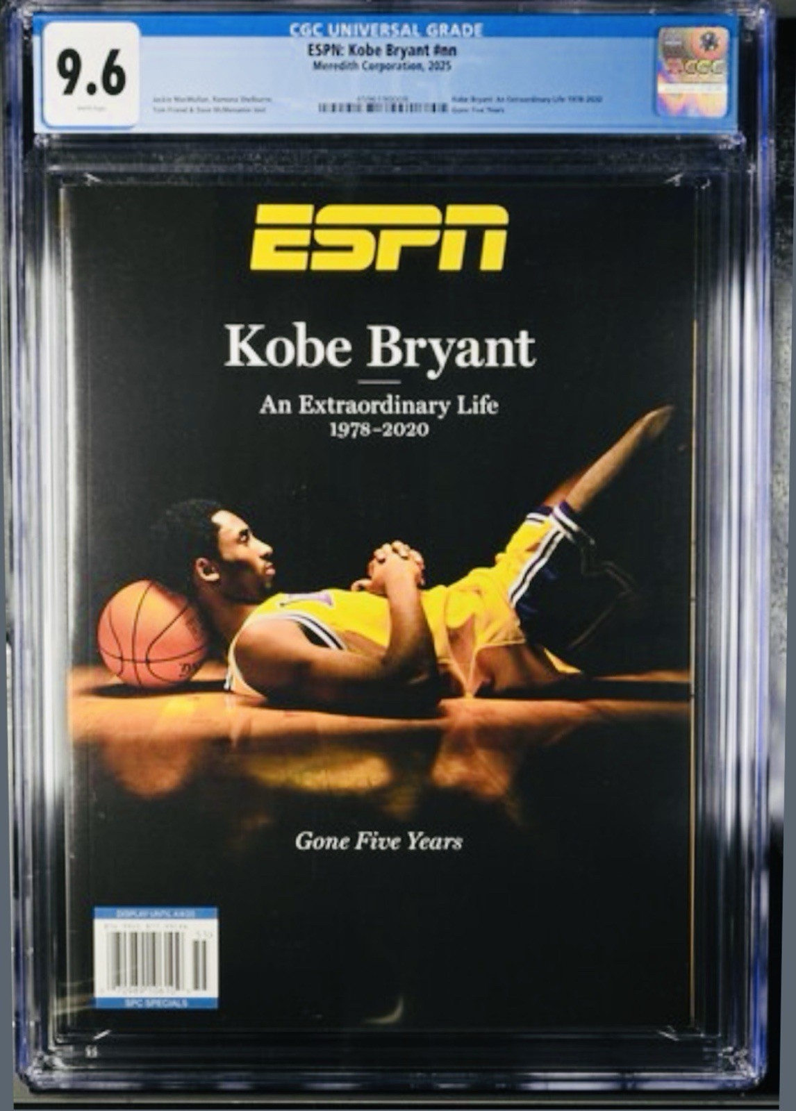POP 1/3💎 2025 Kobe Bryant ESPN Magazine An Extraordinary Life 1978-2020 CGC 9.6