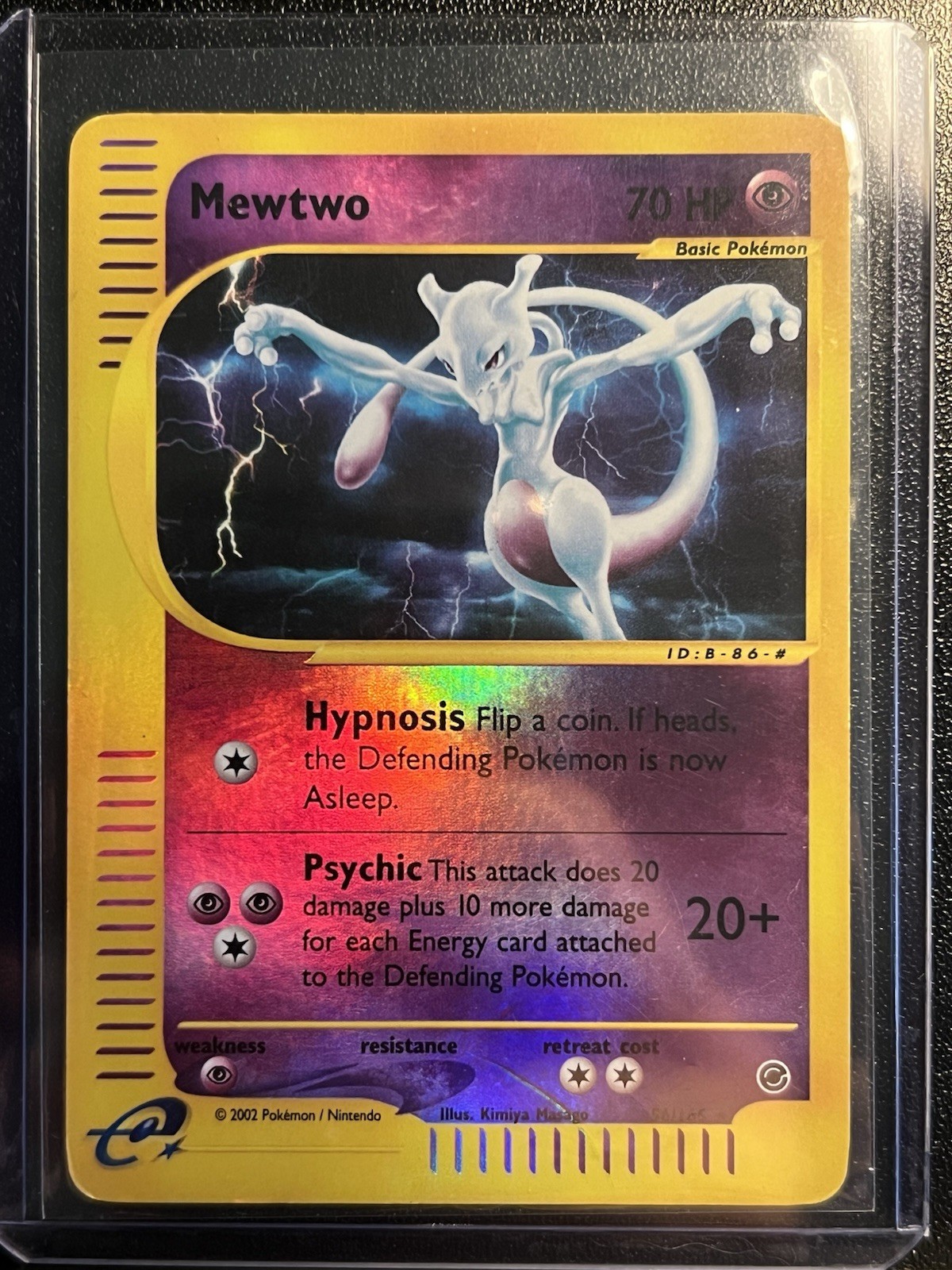 Mewtwo 56/165 Expedition 2002 Reverse Holo FOIL ENG Pokemon TCG Played