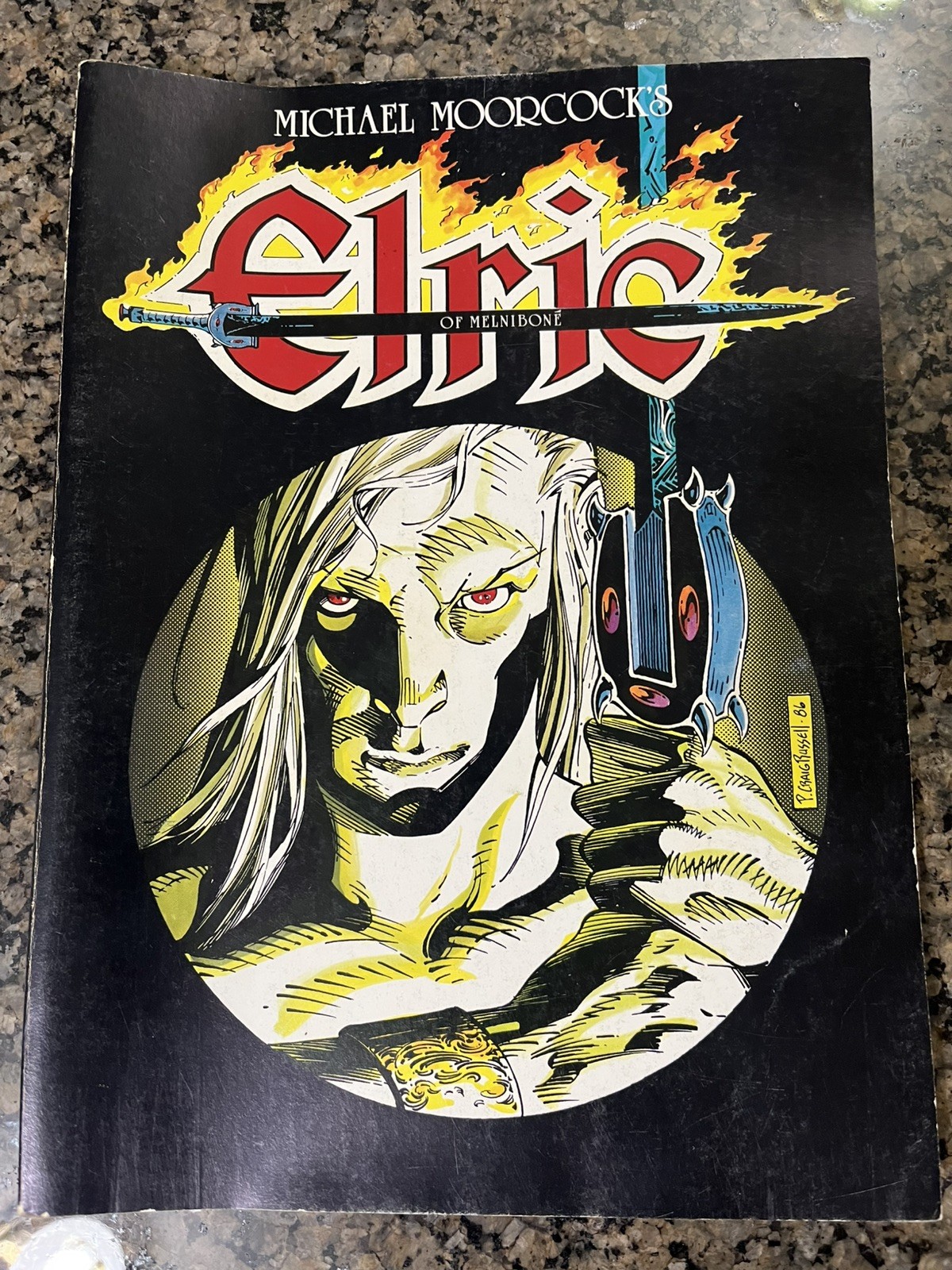 Michael Moorcocks Elric of Melniboné TP (First, 1986) - Vintage - First Printing