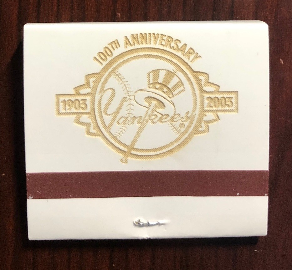 New York Yankees 100th Anniversary Matchbook