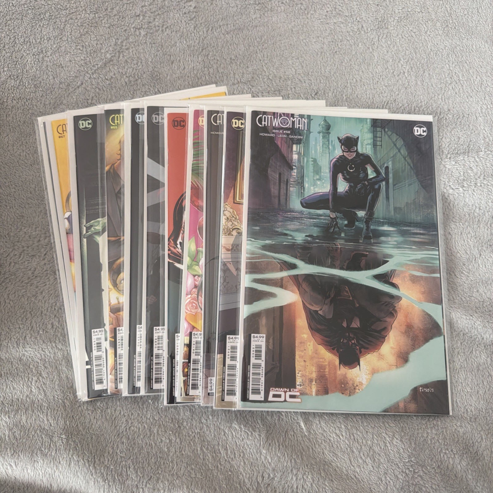 Catwoman #58-68 Vol. 4 Nine Lives Variant Set DC Comics 2023