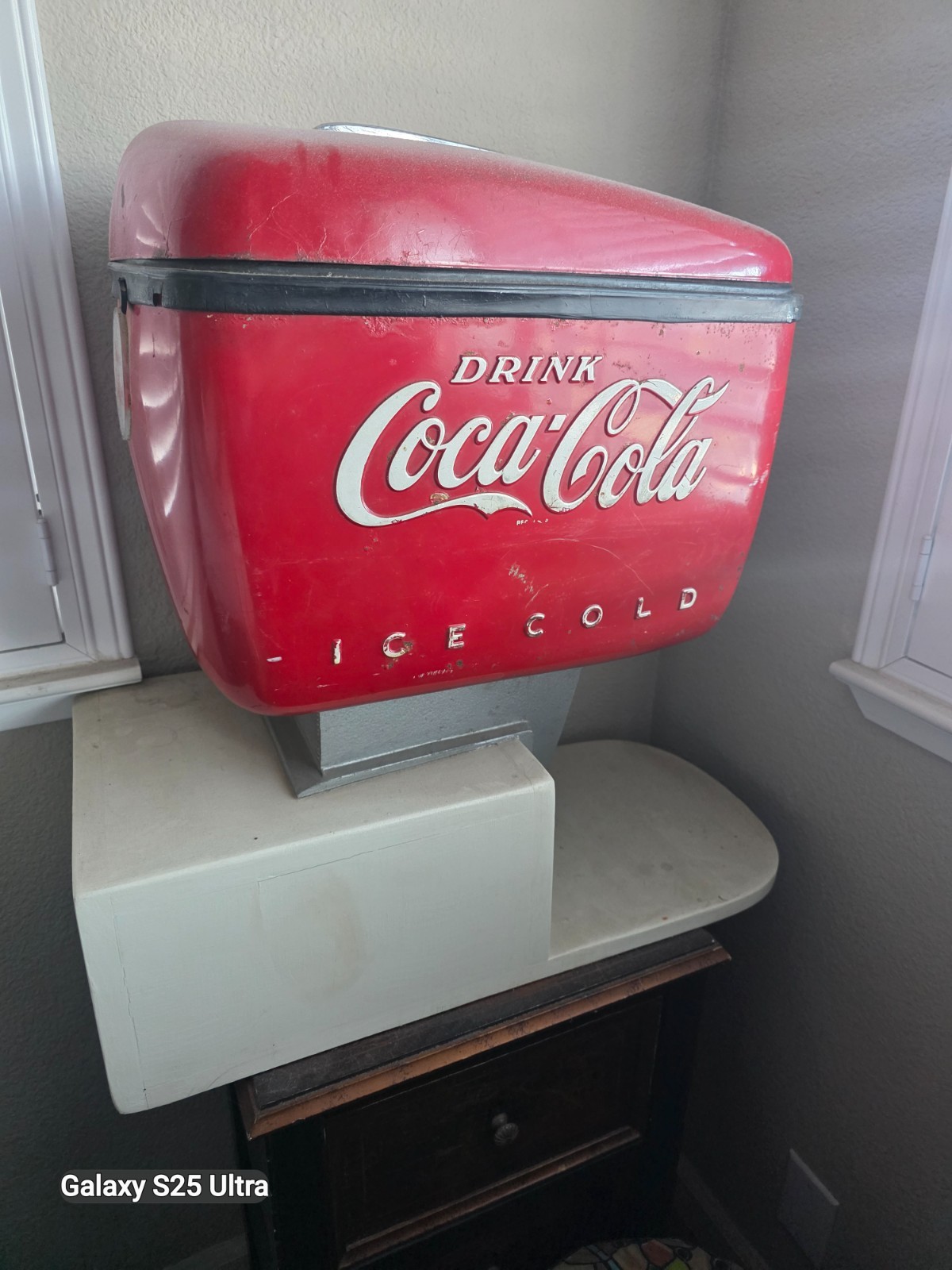 Vintage 1950's Coca Cola Soda Fountain Dispenser Boat Motor Style Excellent